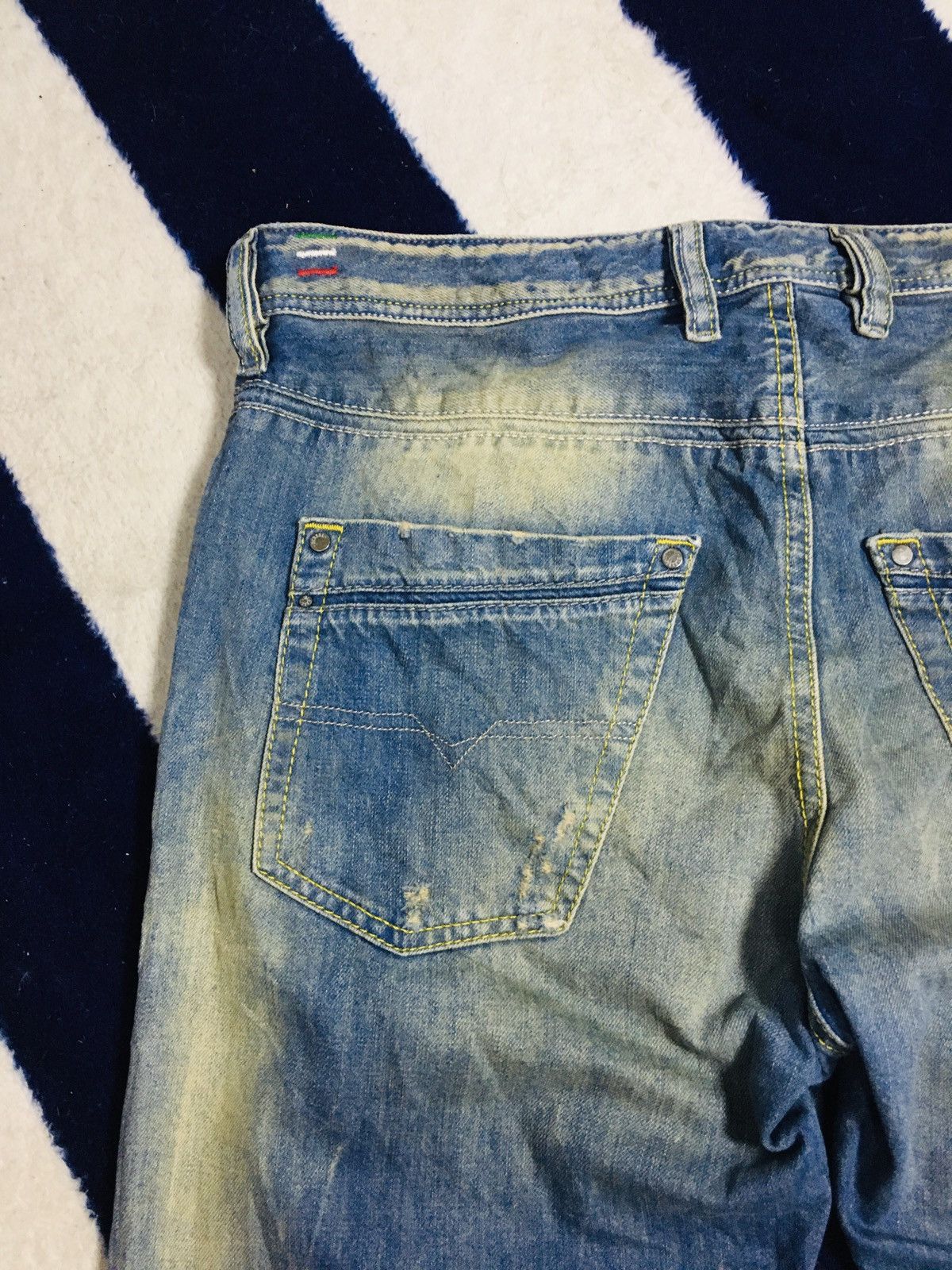 Diesel Diesel Distressed Jeans (16) Size US 37 - 5 Thumbnail