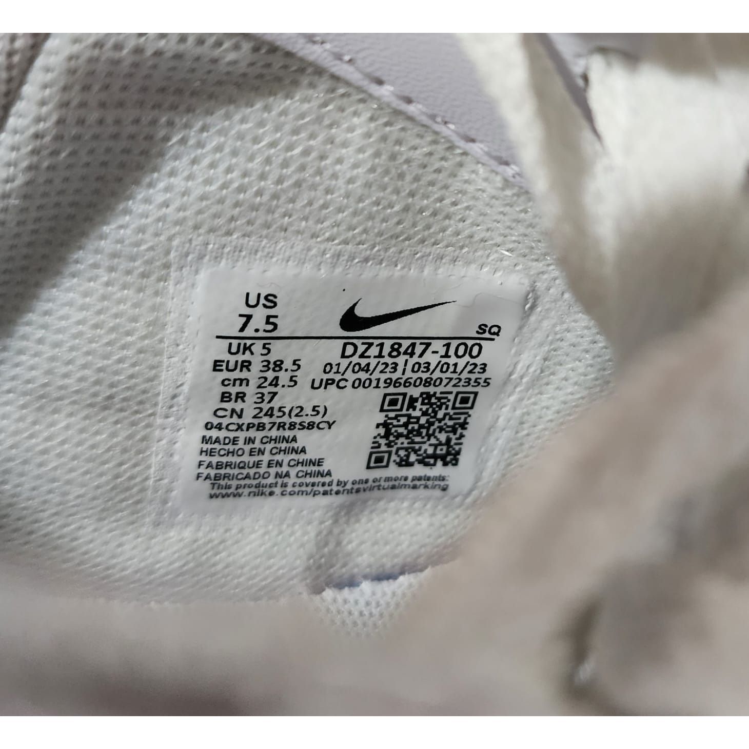 Nike 🤩NIke Air Force 1 Shadow 7.5 Women Shoes DZ1847-100 Sneaker Size US 7.5 / IT 37.5 - 10 Thumbnail