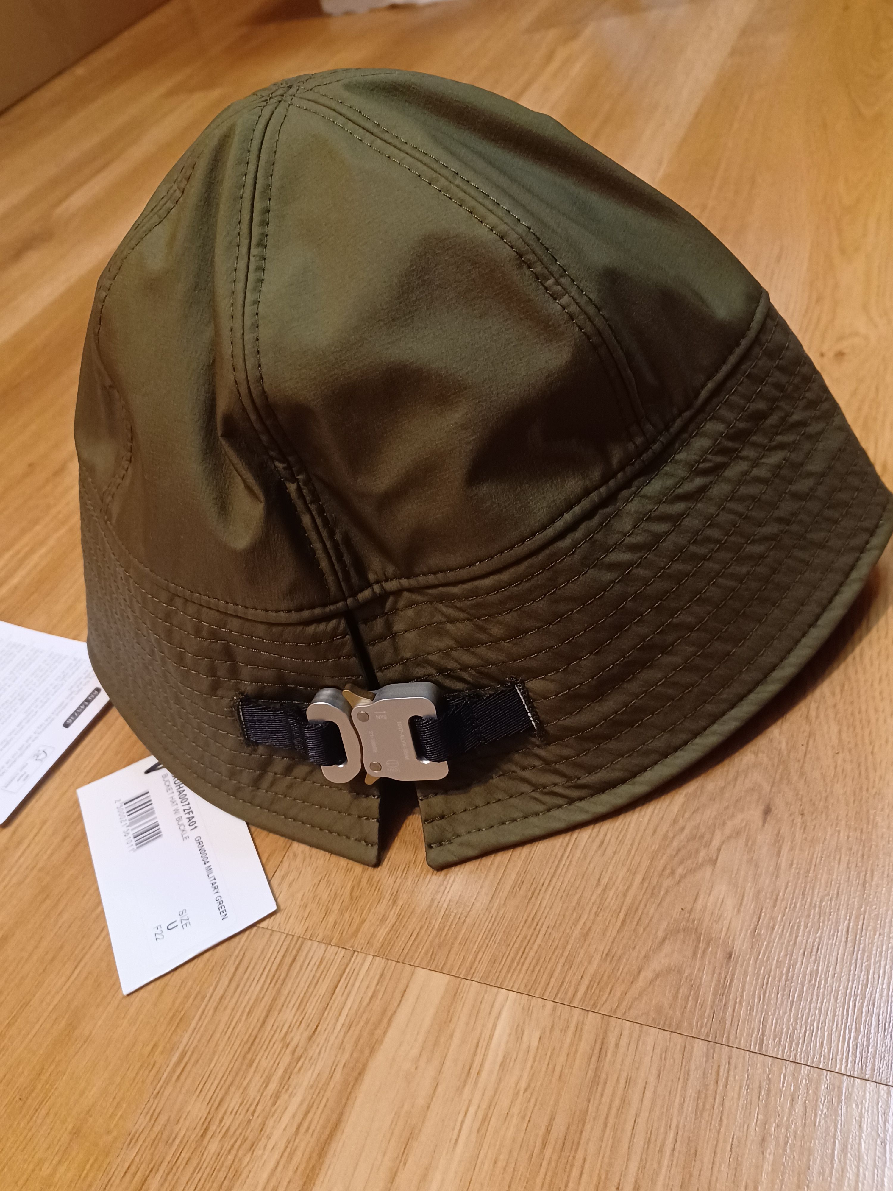 1017 ALYX 9SM × Alyx DSWT 1017 ALYX 9SM Buckle Bucket Hat Cap Military Green Size ONE SIZE - 2 Thumbnail
