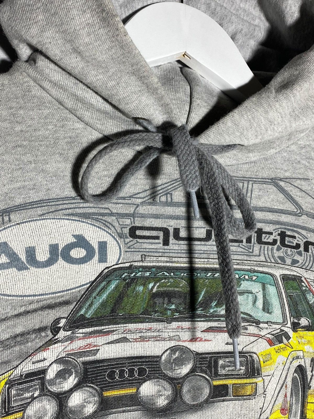Vintage 🔥 VINTAGE AUDI QUATTRO RALLY HOODIE 90s WRC MICHELIN 🔥 Size US S / EU 44-46 / 1 - 5 Thumbnail