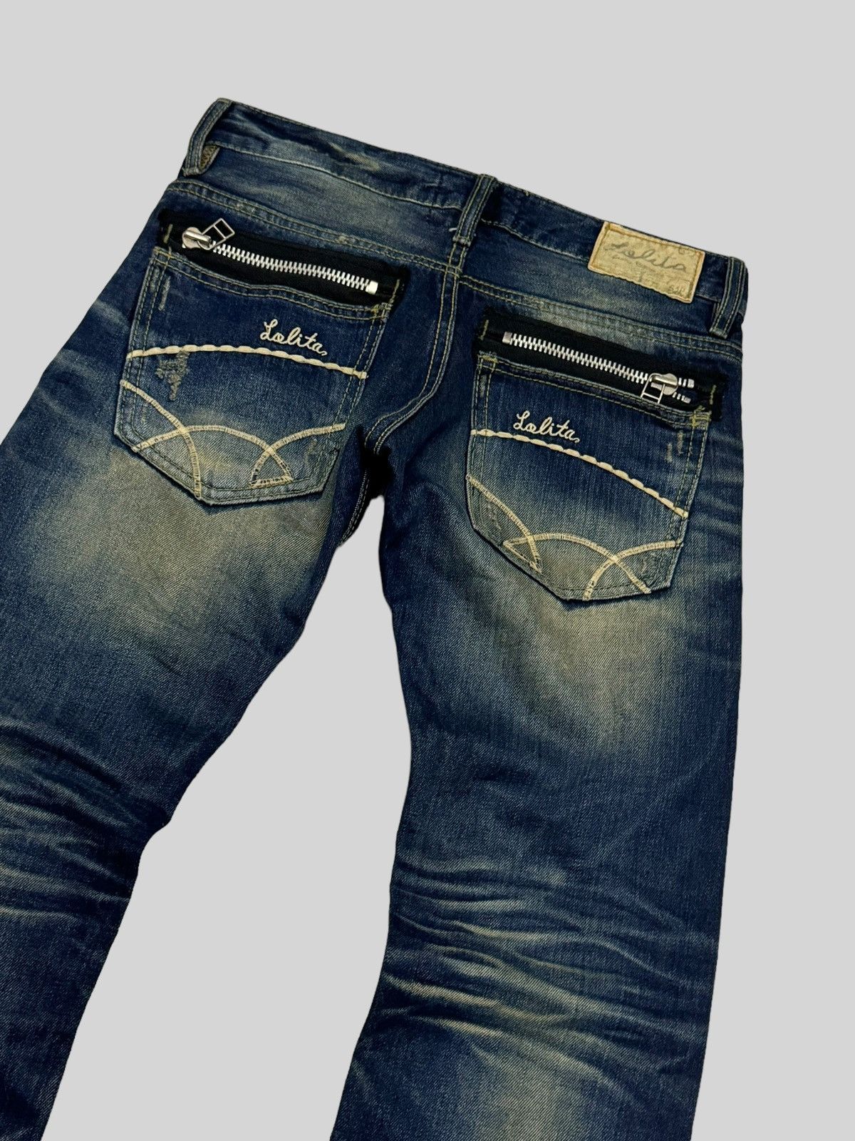 LOLITA JEANS MUDWASH ACID WASH DENIM JEANS