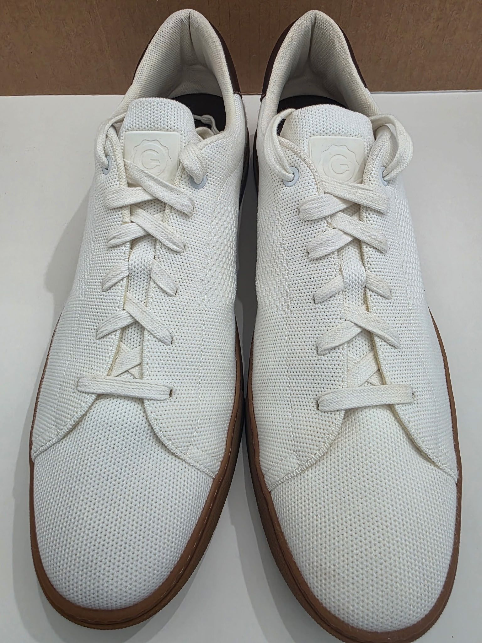 Greats Greats Royale Knit Sneakers - White/Gum - Size 14 Size US 14 / EU 47 - 10 Thumbnail
