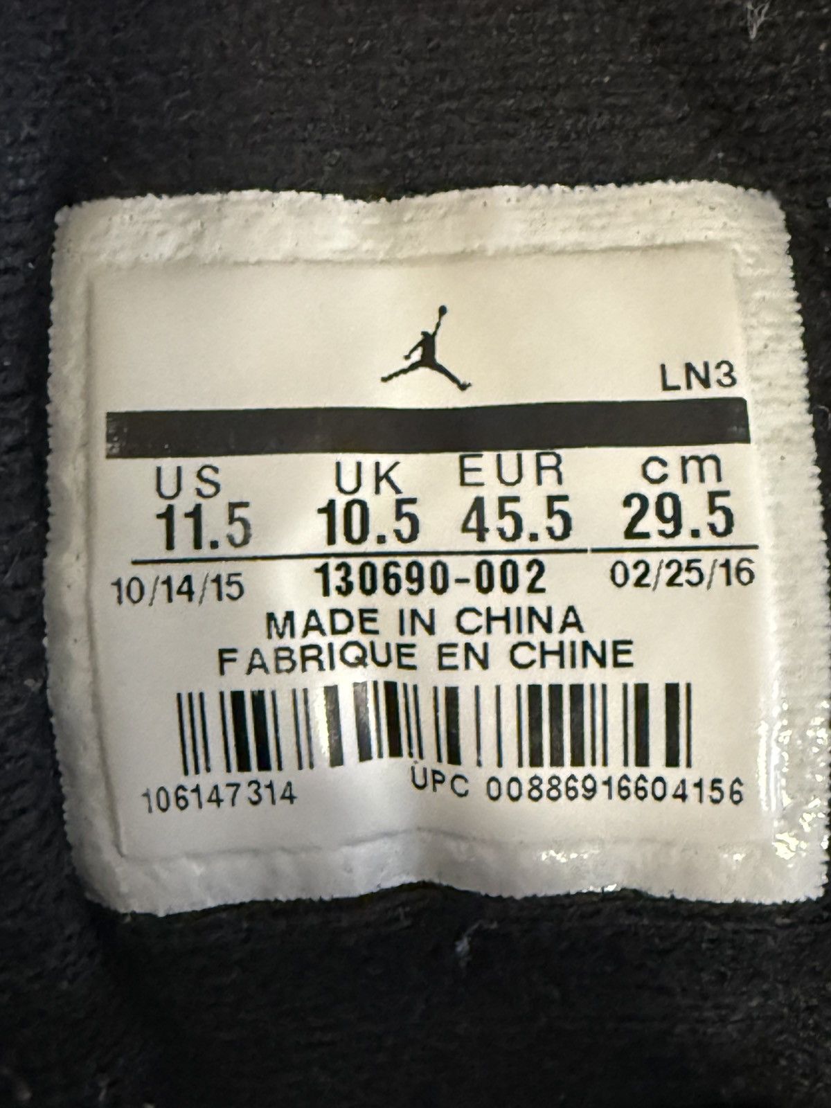 Jordan Brand Jordan 12 Retro “Flu Game” Size US 11.5 / EU 44-45 - 6 Thumbnail