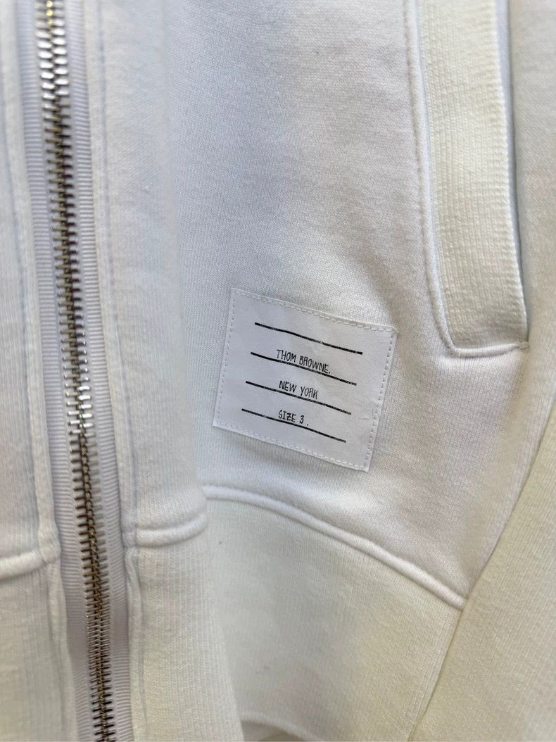 Thom Browne Thom Browne Zipper hoodie Size US L / EU 52-54 / 3 - 6 Thumbnail