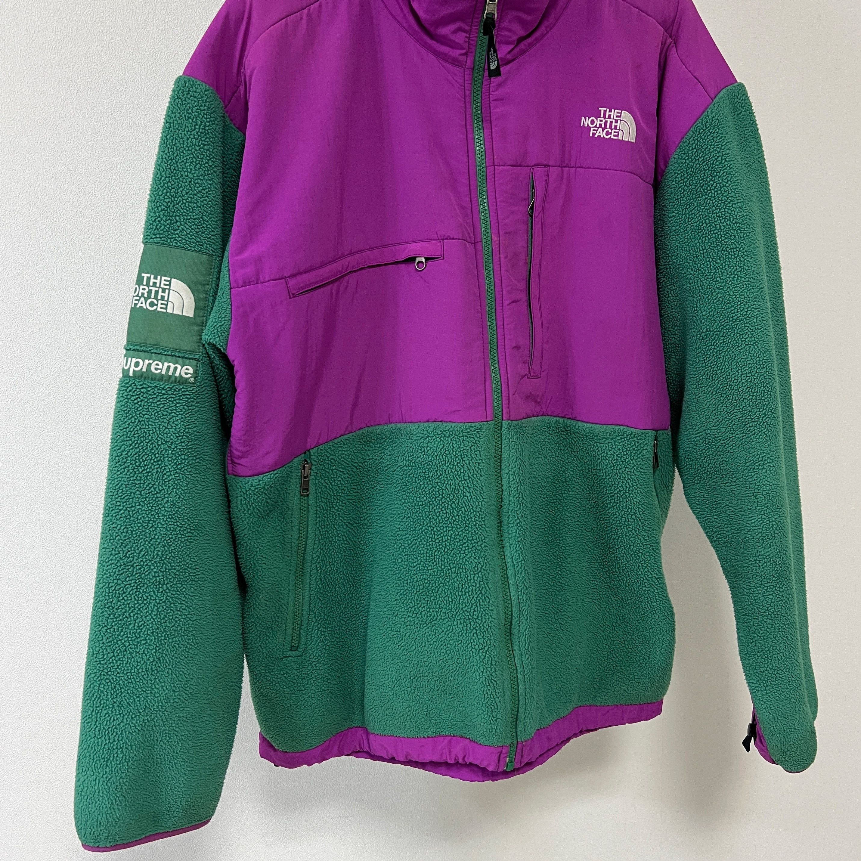 Supreme × The North Face Supreme The North Face SS08 Denali Fleece Green Magenta Size US XL / EU 56 / 4 - 4 Thumbnail