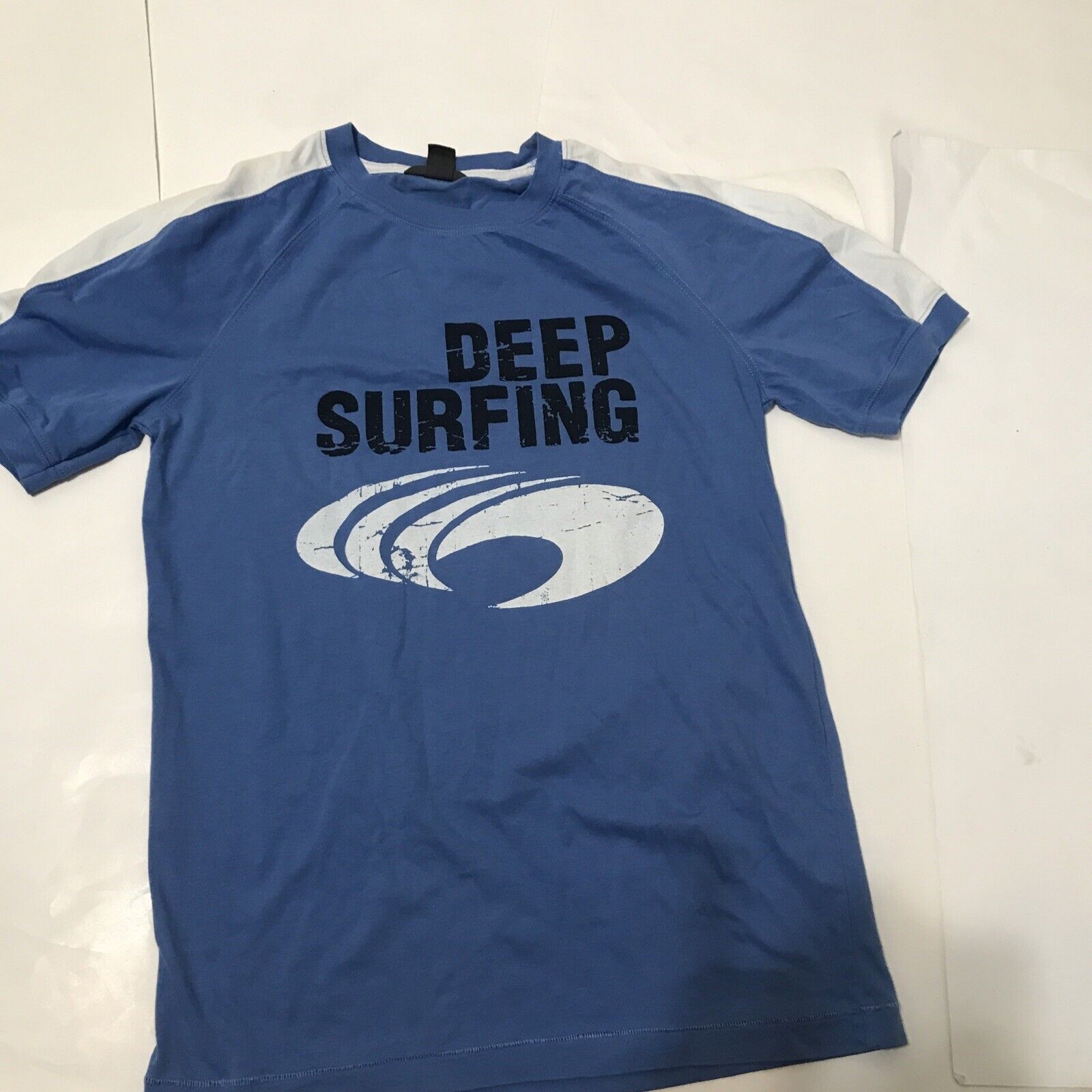 H&M H & M T-SHIRT Men's M Blue Graphic Logo Short Sleeve Size US M / EU 48-50 / 2 - 5 Thumbnail