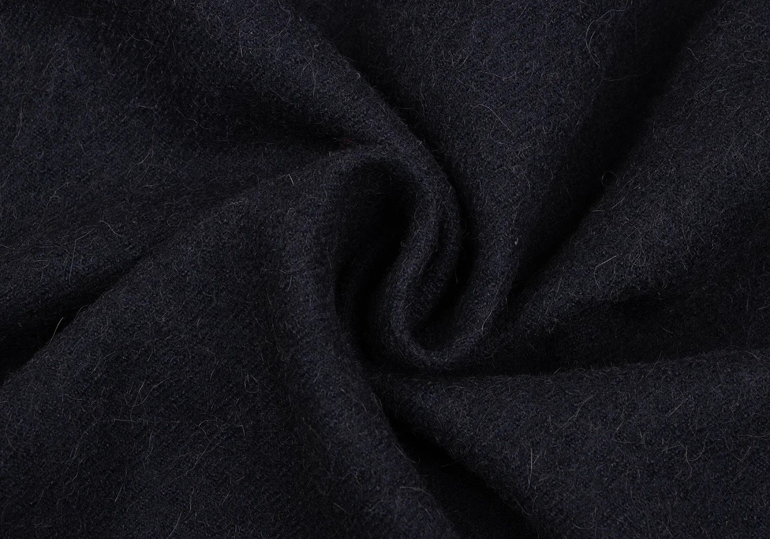 Issey Miyake Alpaca Wool Leather Belted Long Gown Coat in Navy Size US M / EU 48-50 / 2 - 17 Thumbnail