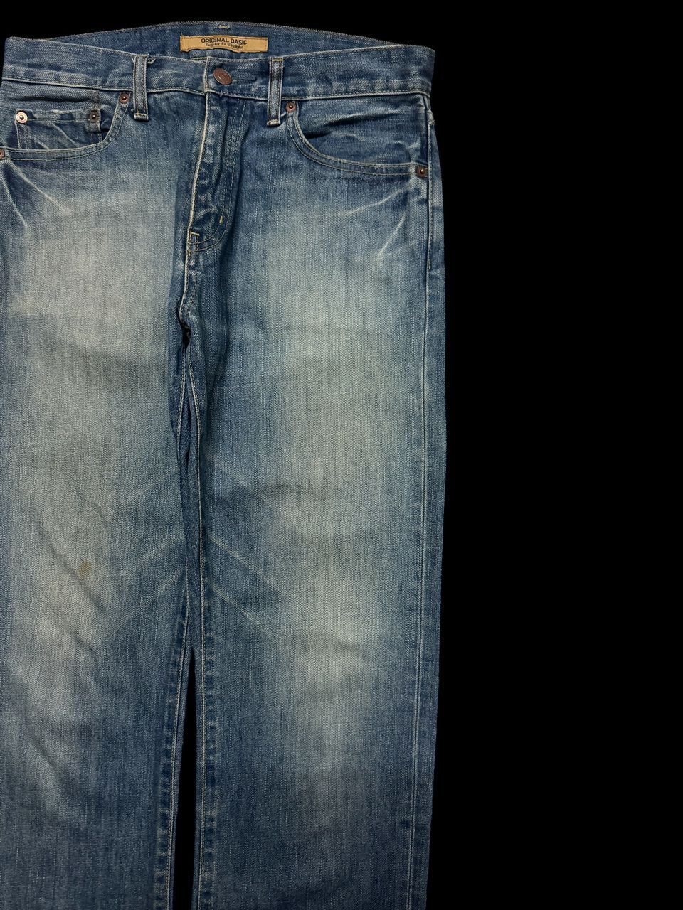 Kapital Insane Uniqlo Regular Fit Straight Mudwash Denim Jeans Size US 30 / EU 46 - 5 Thumbnail