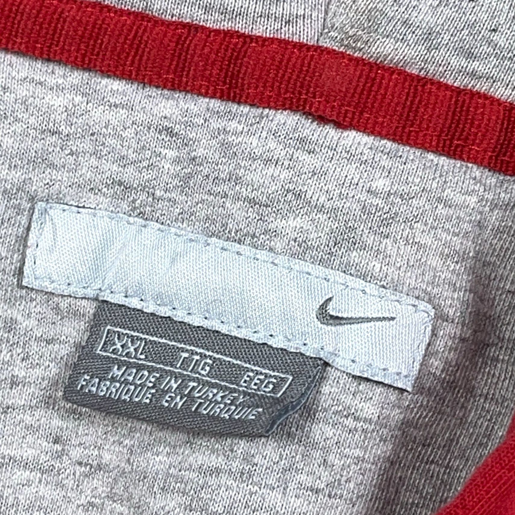 Nike VINTAGE Nike Hoodie Men XXL Red Sweatshirt Spellout Swoosh 1/4 Zip Grunge N/A Size US XXL / EU 58 / 5 - 3 Thumbnail