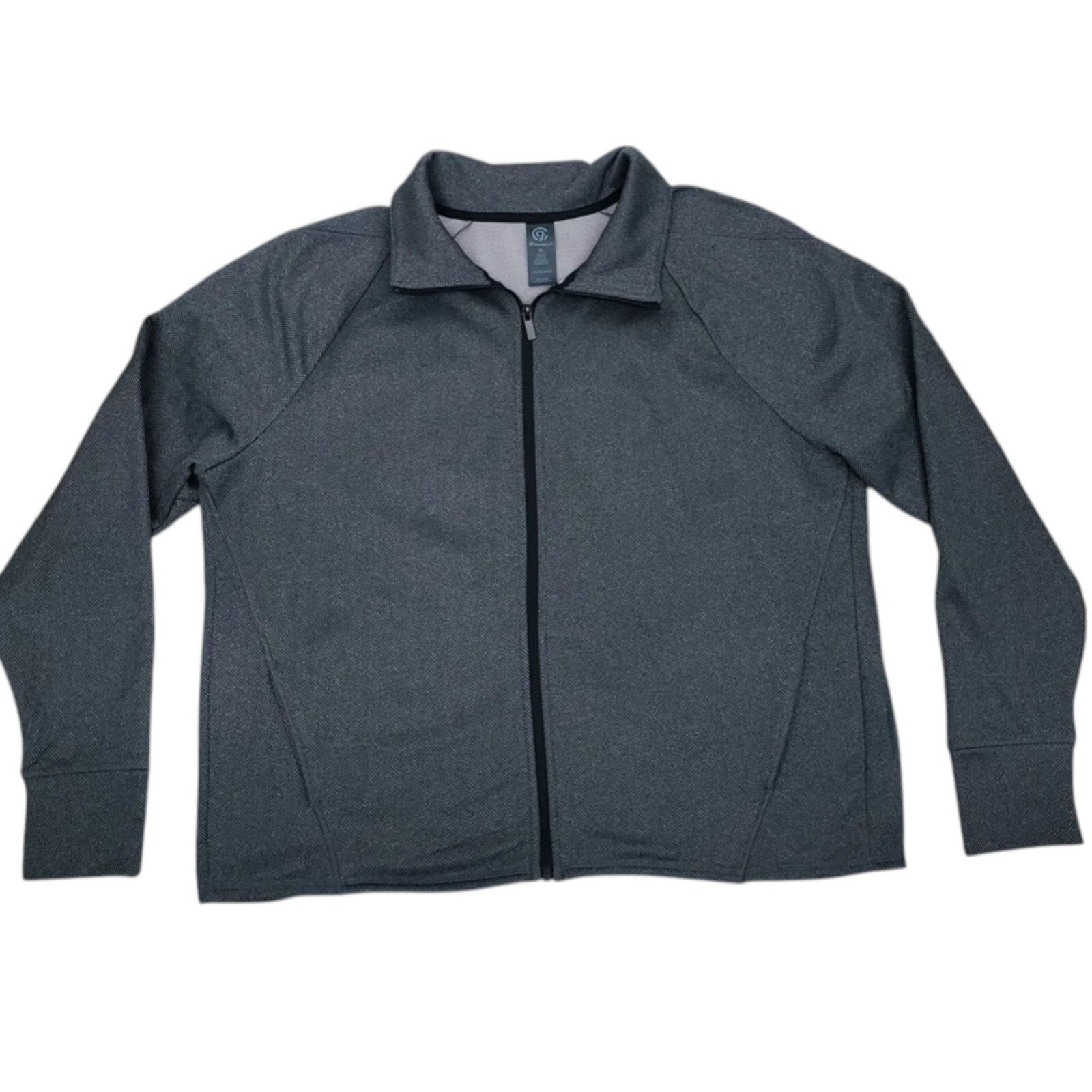 Champion Champion C9 Herringbone Fleece Full Zip Track Jacket XL Size XL / US 12-14 / IT 48-50 - 3 Thumbnail