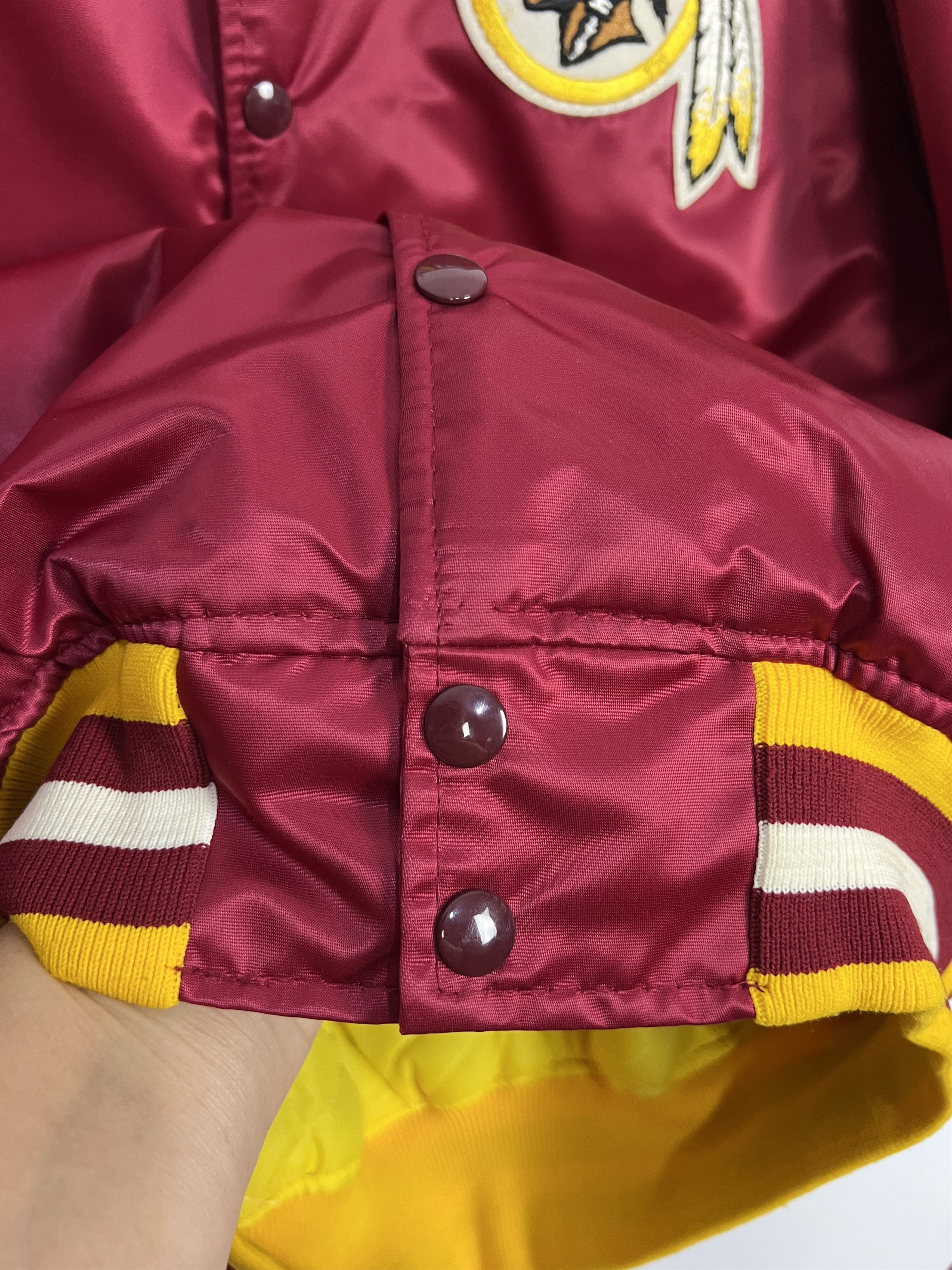 Starter Vintage 90's Washington Redskins Satin Bomber Jacket NFL Size US L / EU 52-54 / 3 - 5 Thumbnail