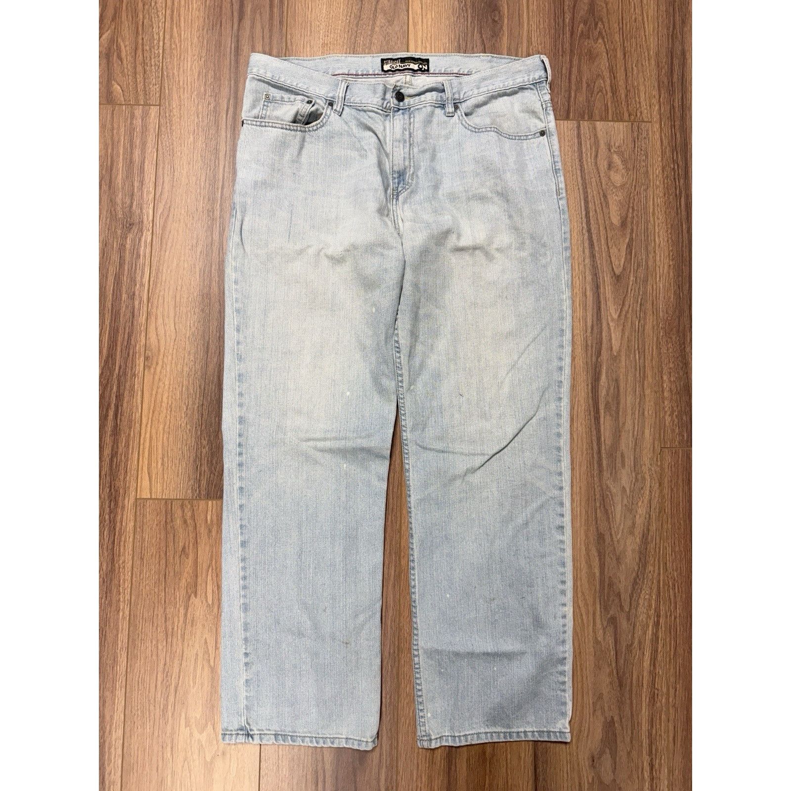 Old Navy Vintage Old Navy Straight Jeans Mens 38x32 Light Wash Skate Size US 38 / EU 54 - 1 Thumbnail