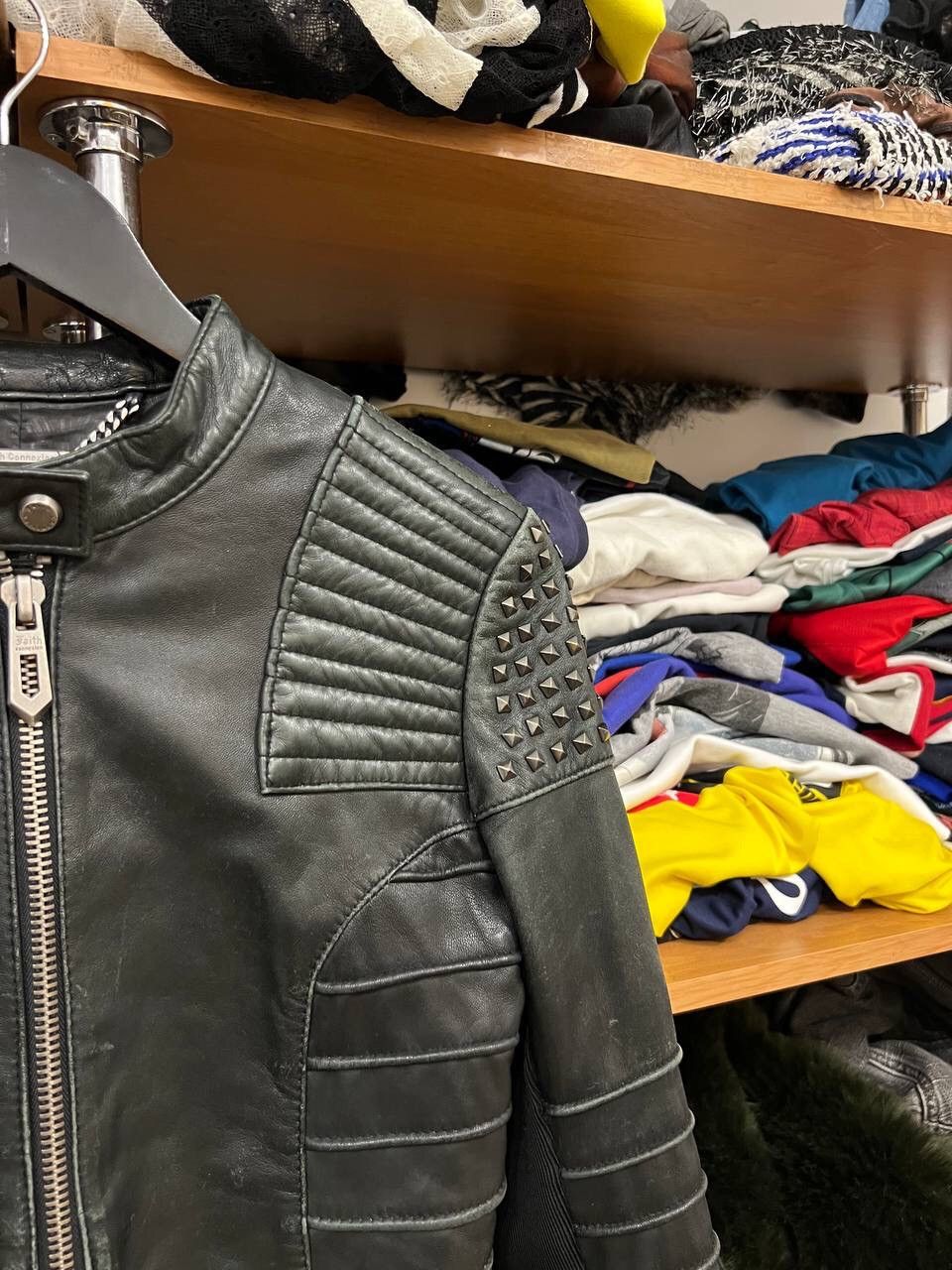 Faith Connexion Faith connexion leather black biker jacket Size S / US 4 / IT 40 - 3 Thumbnail