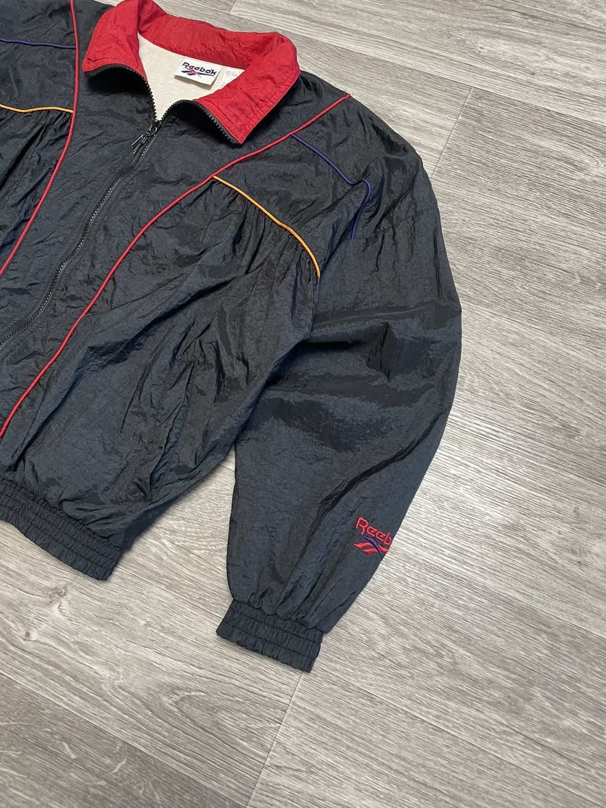 Reebok Vintage Reebok Nylon Track Jacket Oversized Fit 90s Size US M / EU 48-50 / 2 - 4 Thumbnail