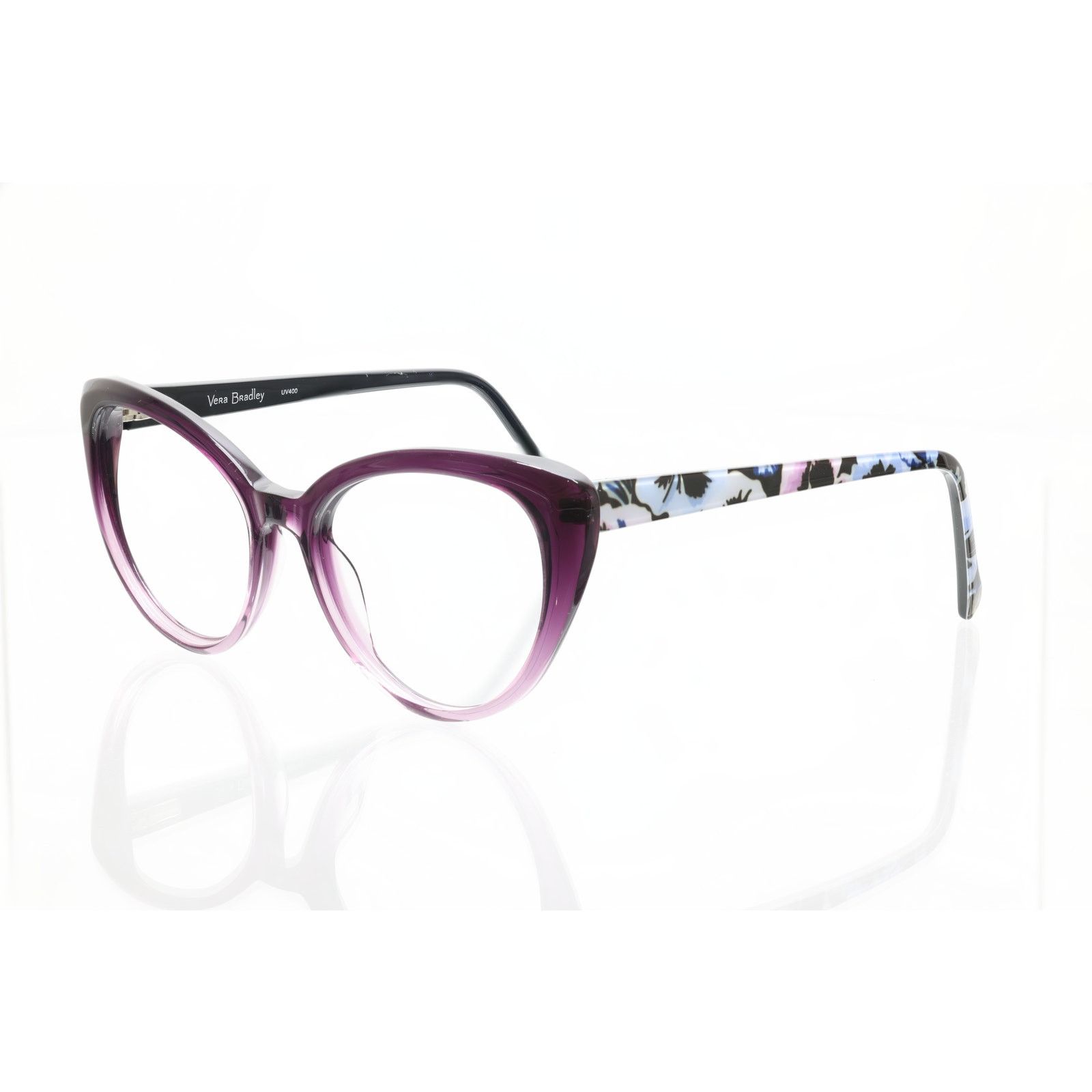 Vera Bradley Sunglasses Jesslyn Felicity Paisley FEP Pink Purple w Purple Lenses Vera Bradley Sunglasses Joanie B. CS Signature VBS Black  main image 4