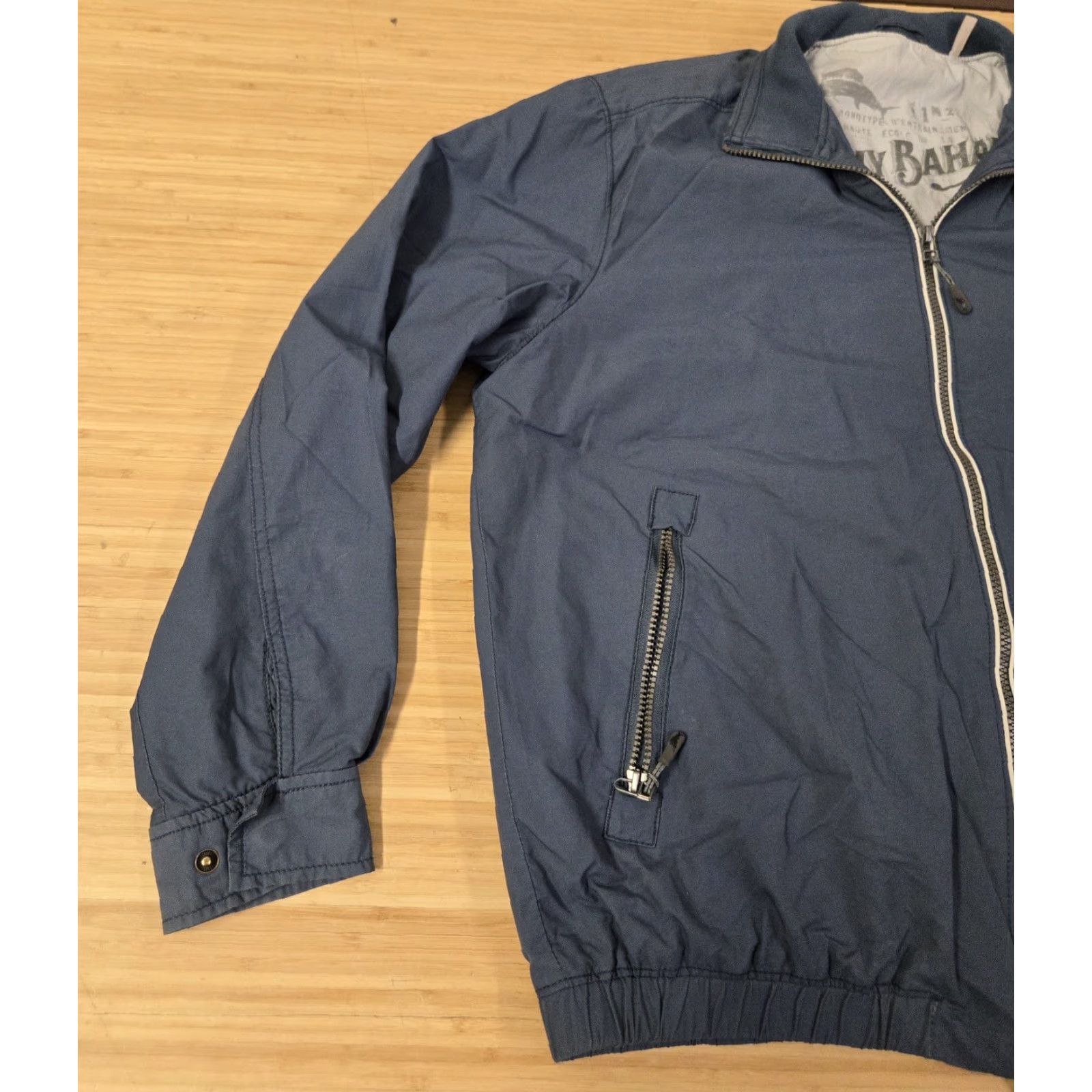 Tommy Bahama Tommy Bahama Jacket Mens Medium Full Zip Lightweight Windbreaker Nylon Pockets Blue Size US M / EU 48-50 / 2 - 4 Thumbnail