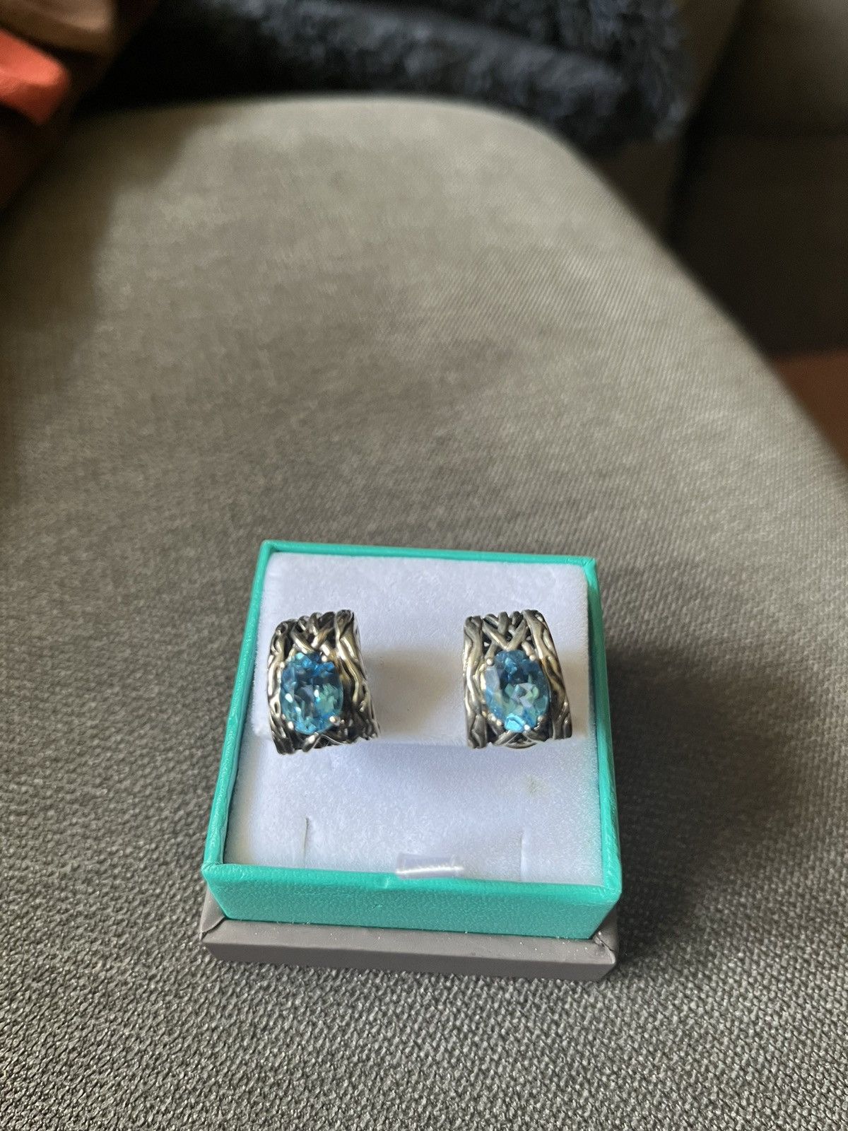 Blue Topaz Effy Earrings