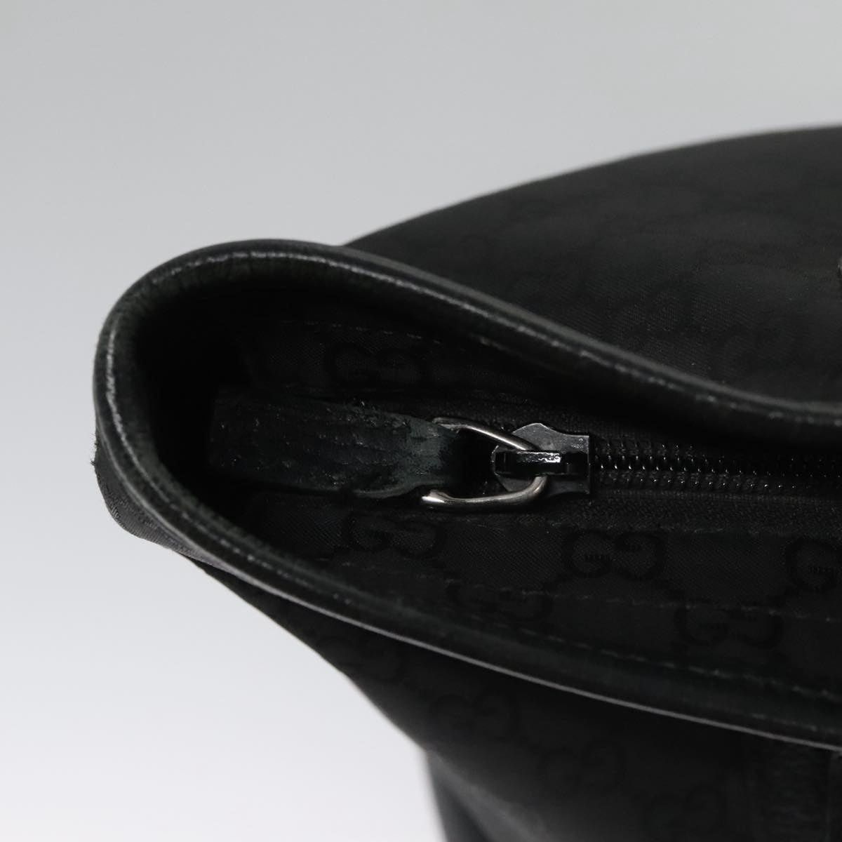 Gucci GUCCI GG Canvas Tote Bag Outlet Black Silver Size ONE SIZE - 16 Thumbnail