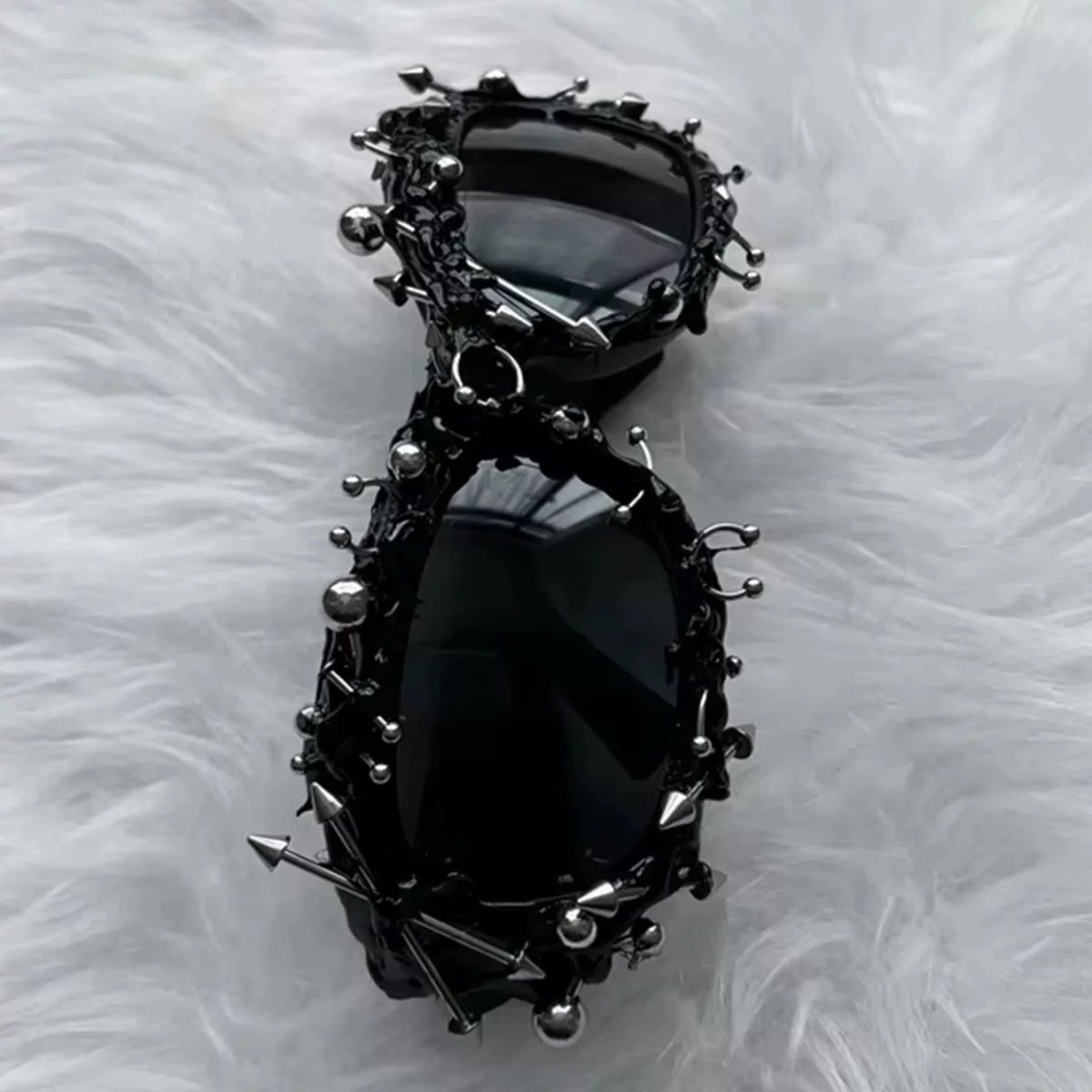 Electric Visual Punk Street ins style custom avant-garde sunglasses Size ONE SIZE - 4 Thumbnail