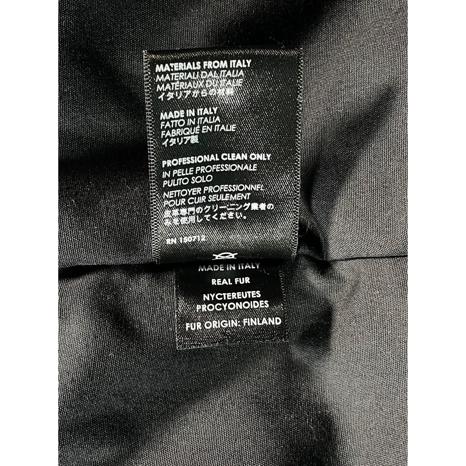Amiri Amiri Core Logo Black Fur Puffer Jacket Size US L / EU 52-54 / 3 - 5 Thumbnail