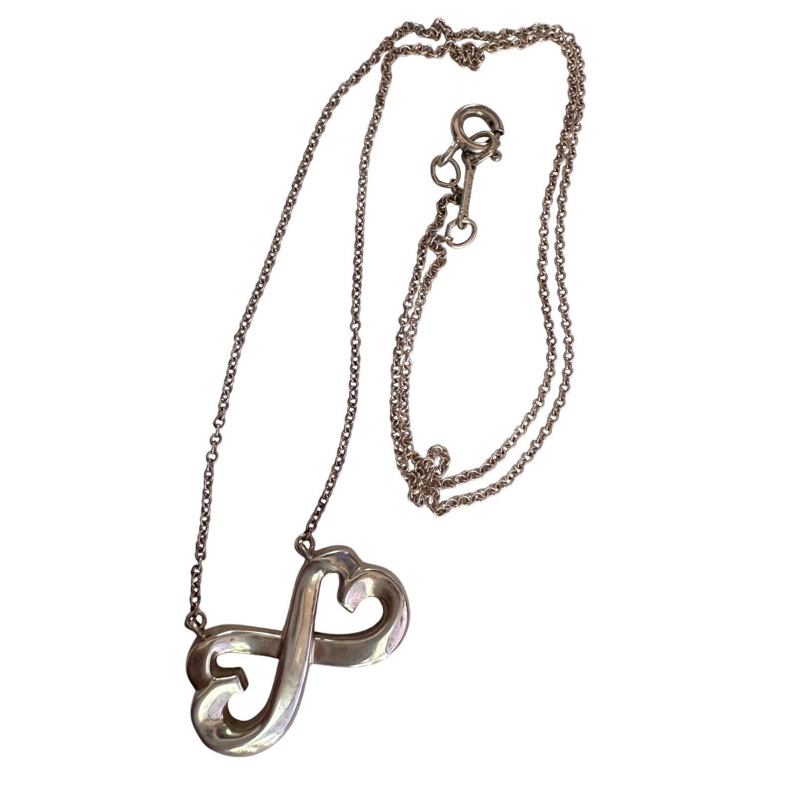 Tiffany & Co. Tiffany and Co Paloma Picasso Loving Heart Infinity Necklace Size ONE SIZE - 11 Thumbnail