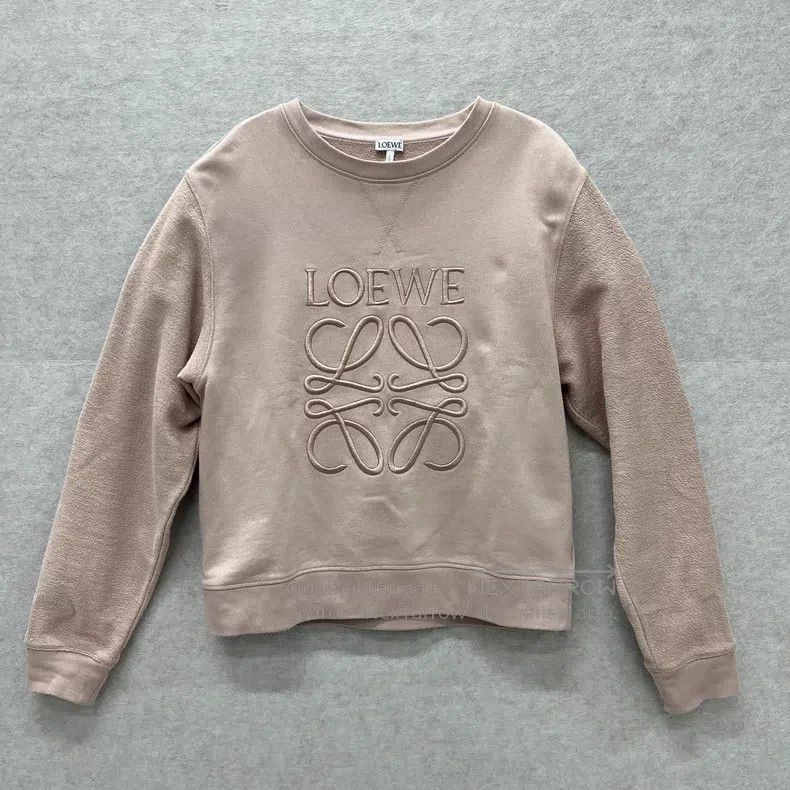 Loewe Loewe Pink embroidered logo sweatshirt, 100% cotton Size XS / US 0-2 / IT 36-38 - 1 Thumbnail