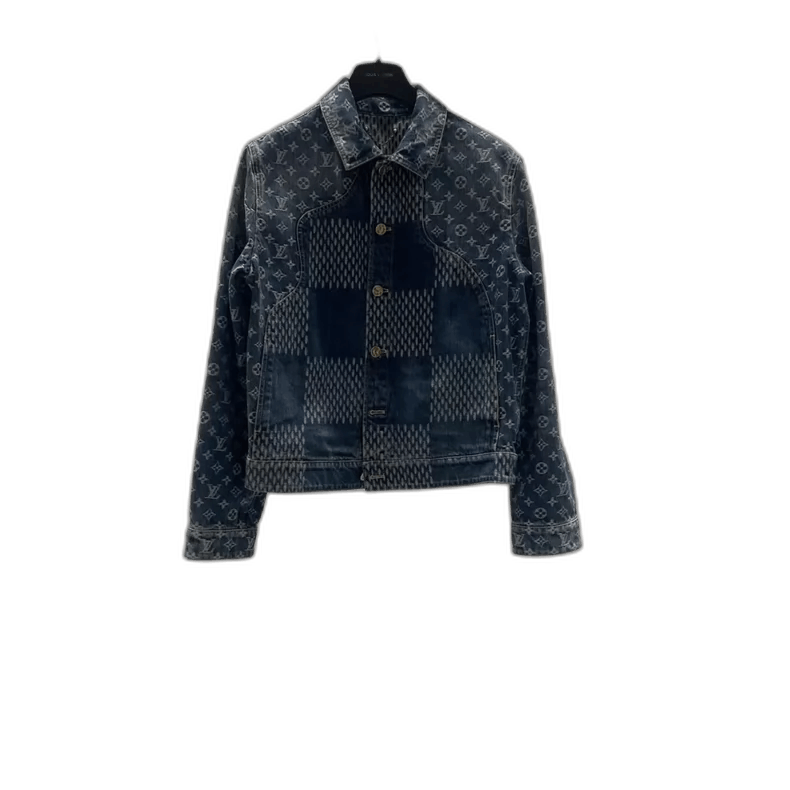 Louis Vuitton Louis Vuitton Nigo Blue Denim Jacket-yf Size US L / EU 52-54 / 3 - 1 Thumbnail