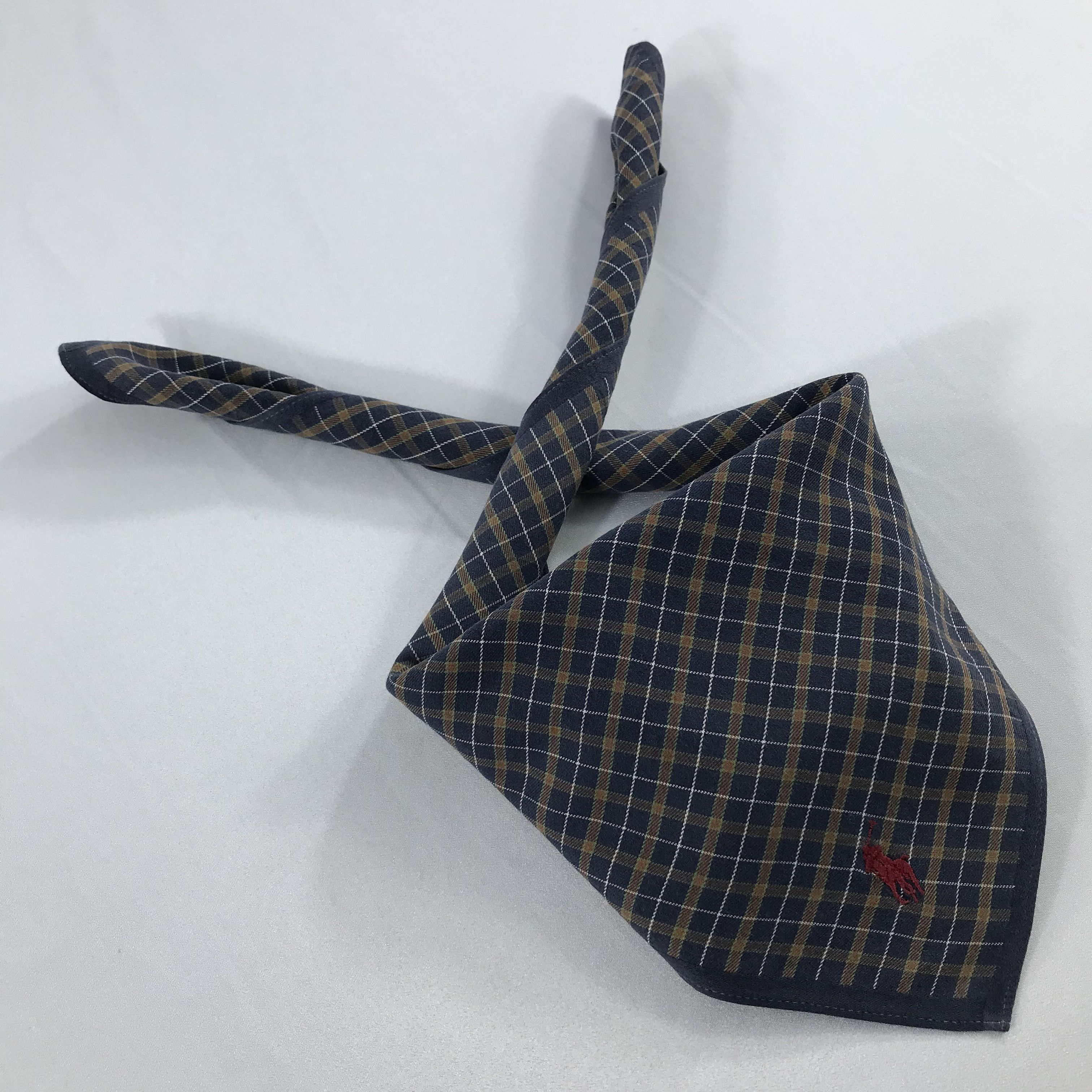 Polo Ralph Lauren × Vintage Polo Ralph Lauren Bandana / Handkerchief /Neckerchief -S2168 Size ONE SIZE - 4 Thumbnail