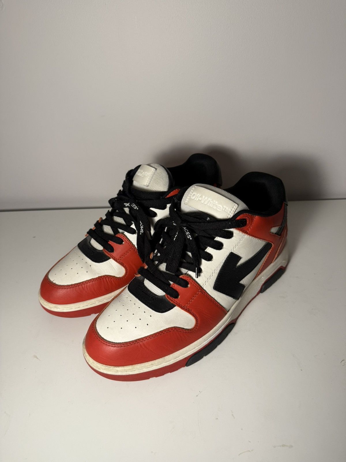 Off-White Off-White Out of Office Dunks - Black/red Size US 12 / EU 45 - 3 Thumbnail