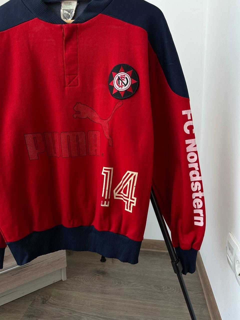 Japanese Brand × Vintage Vintage Football Soccer Jersey Puma 90s Red Sweatshirt Size US M / EU 48-50 / 2 - 7 Thumbnail