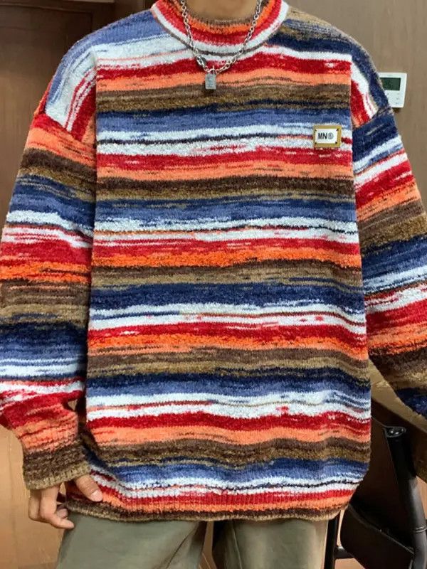 VIBE Stripe Knit Sweater Size US L / EU 52-54 / 3 - 5 Thumbnail