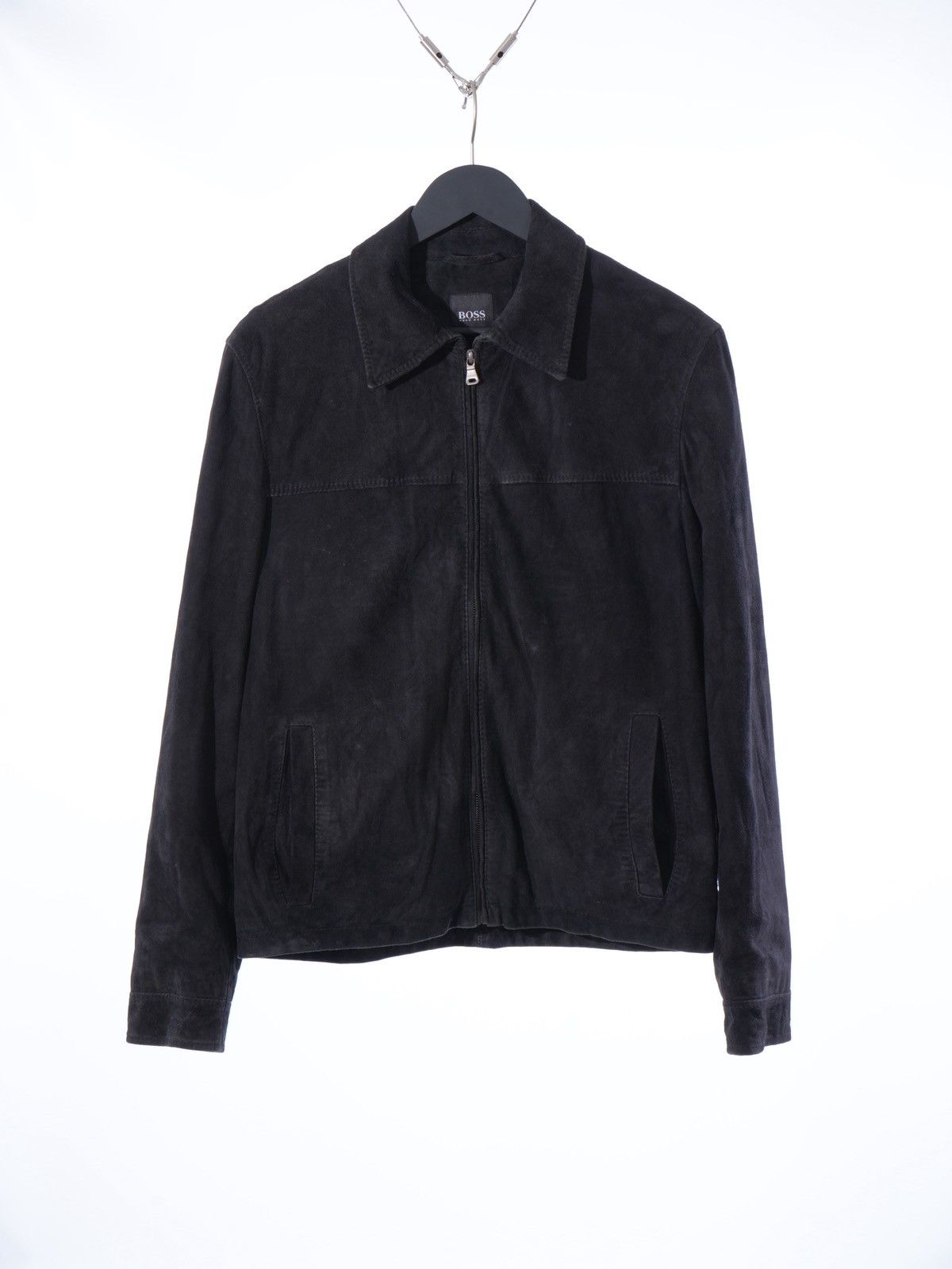 Hugo Boss Vintage Hugo Boss Leather Jacket 48 Size US M / EU 48-50 / 2 - 1 Thumbnail
