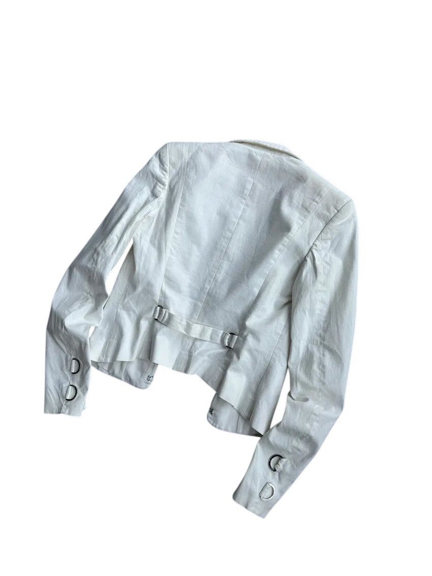 Versus Versace × Vintage Vintage Versus Versace Woman White Blazer Jacket Size S / US 4 / IT 40 - 15 Thumbnail