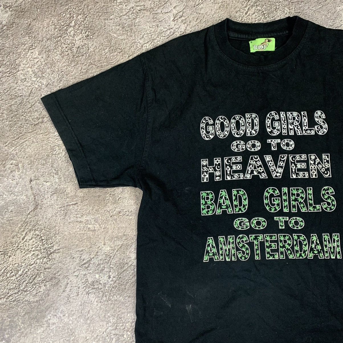 Vintage Vintage Y2K Graphic Tee Good Girls Heaven Bad Girls Amsterda Size US S / EU 44-46 / 1 - 2 Thumbnail