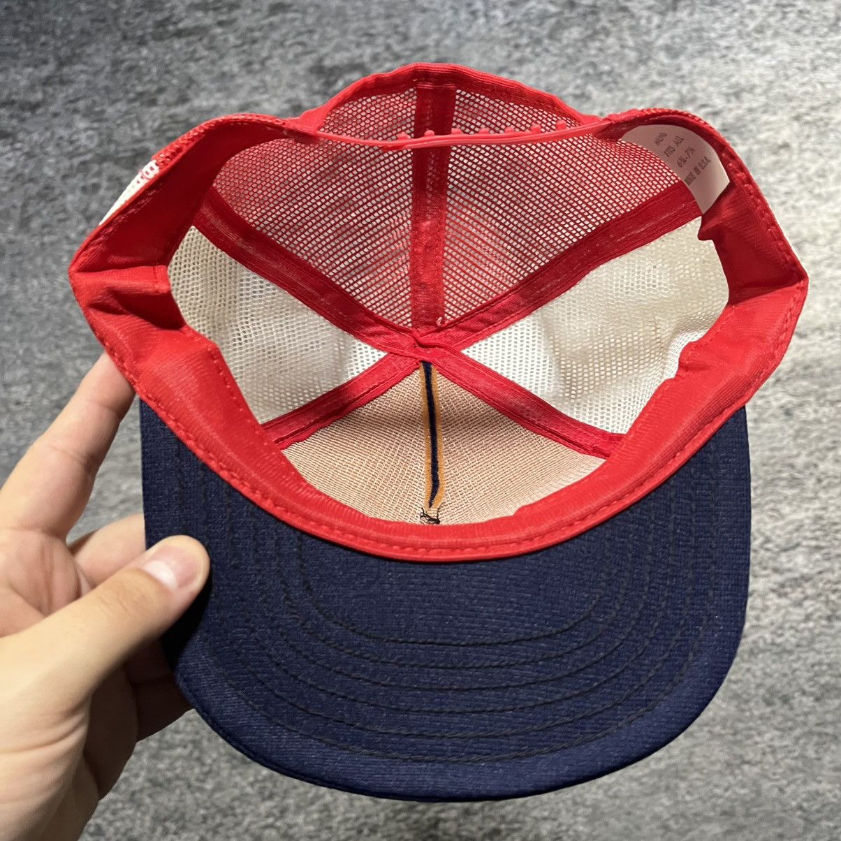 Vintage Vintage 90s My Take Home Pay Won't Take Me Home Trucker Hat Size ONE SIZE - 5 Thumbnail