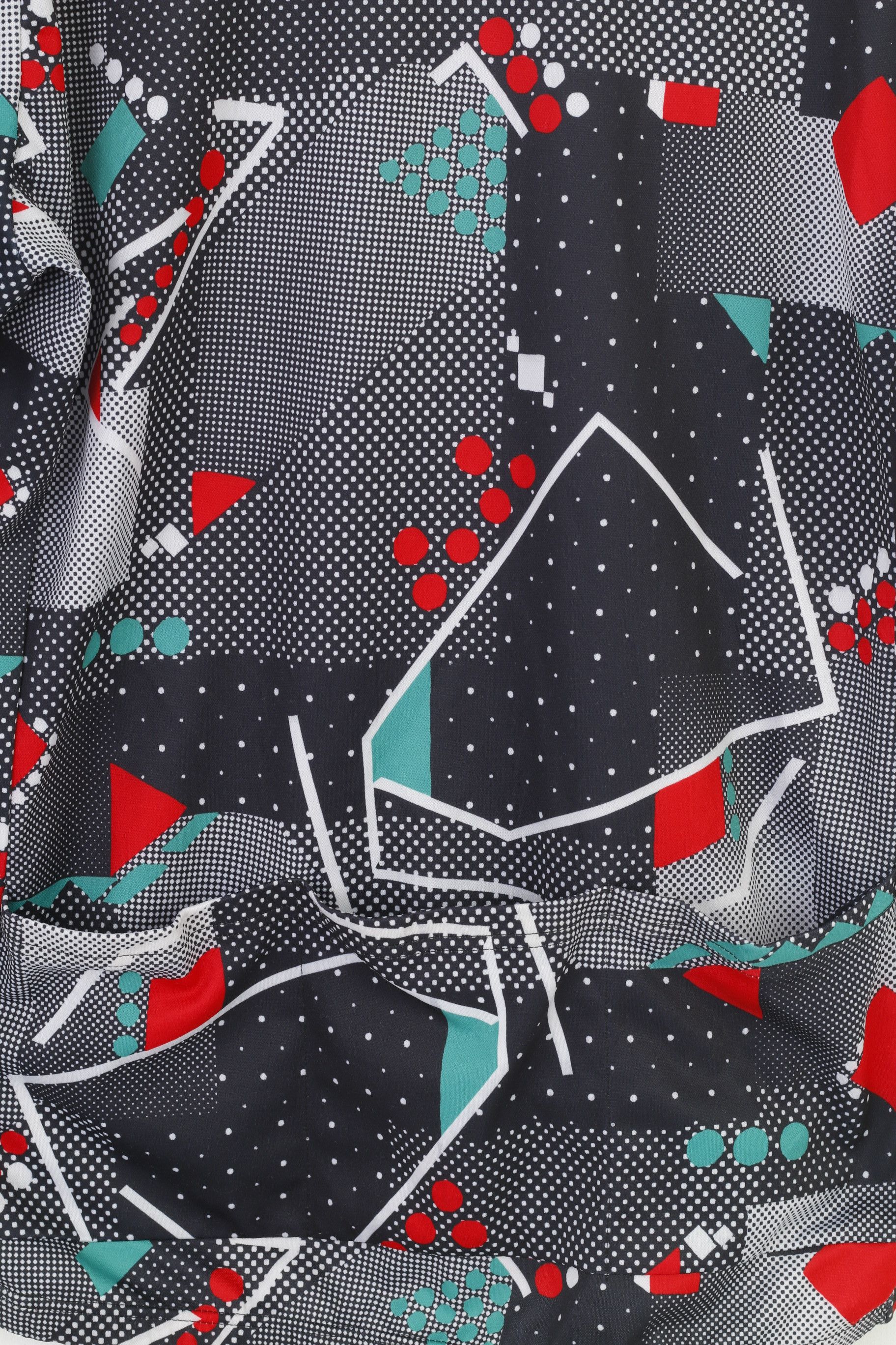 Vintage Vintage Men L Cycling Shirt Black Geometric Print 4133 Size US L / EU 52-54 / 3 - 5 Thumbnail