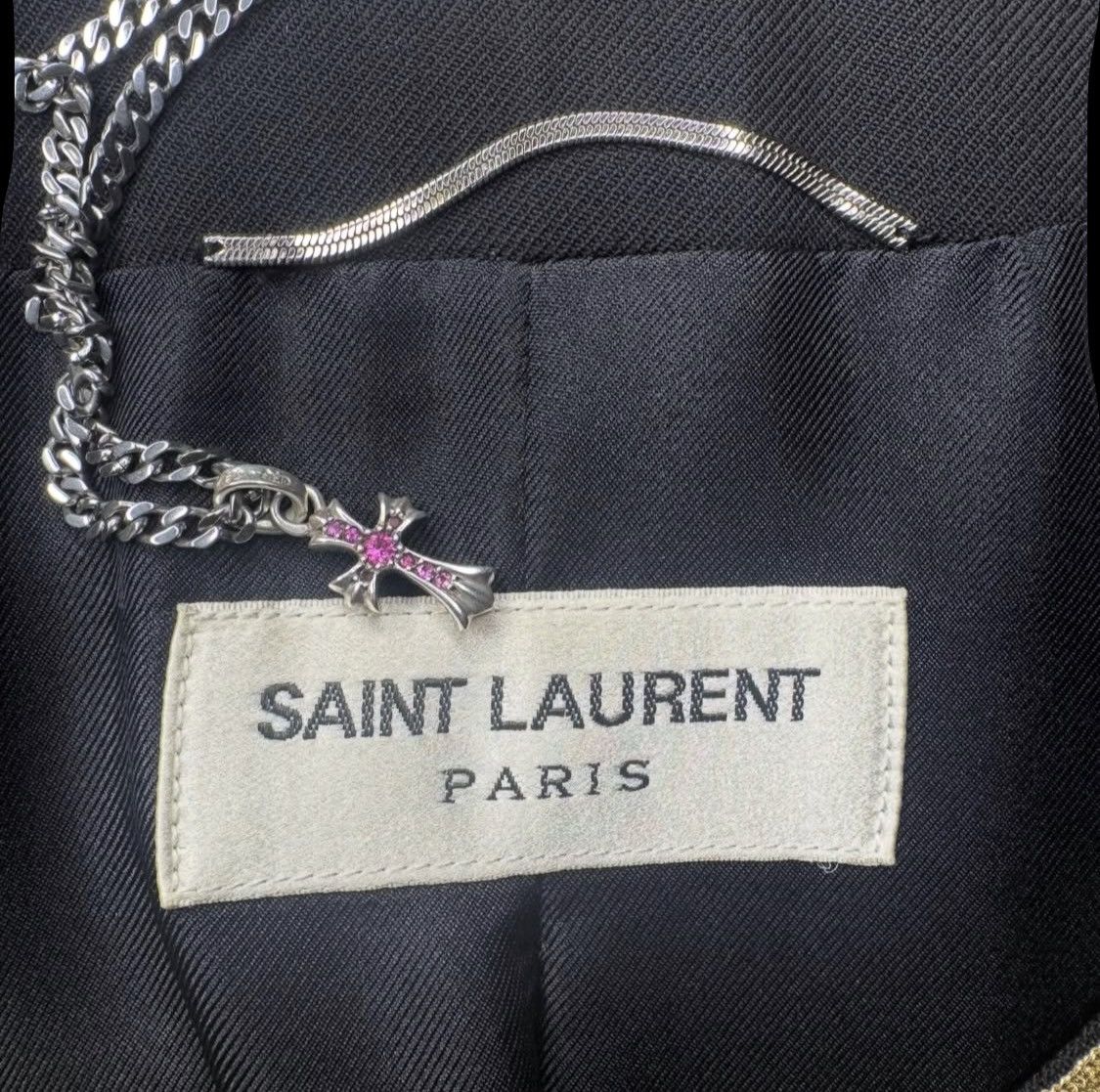 Saint Laurent Paris SS15 Saint Laurent Psych Rock Napoleon/General Wool Jacket Size US M / EU 48-50 / 2 - 3 Thumbnail