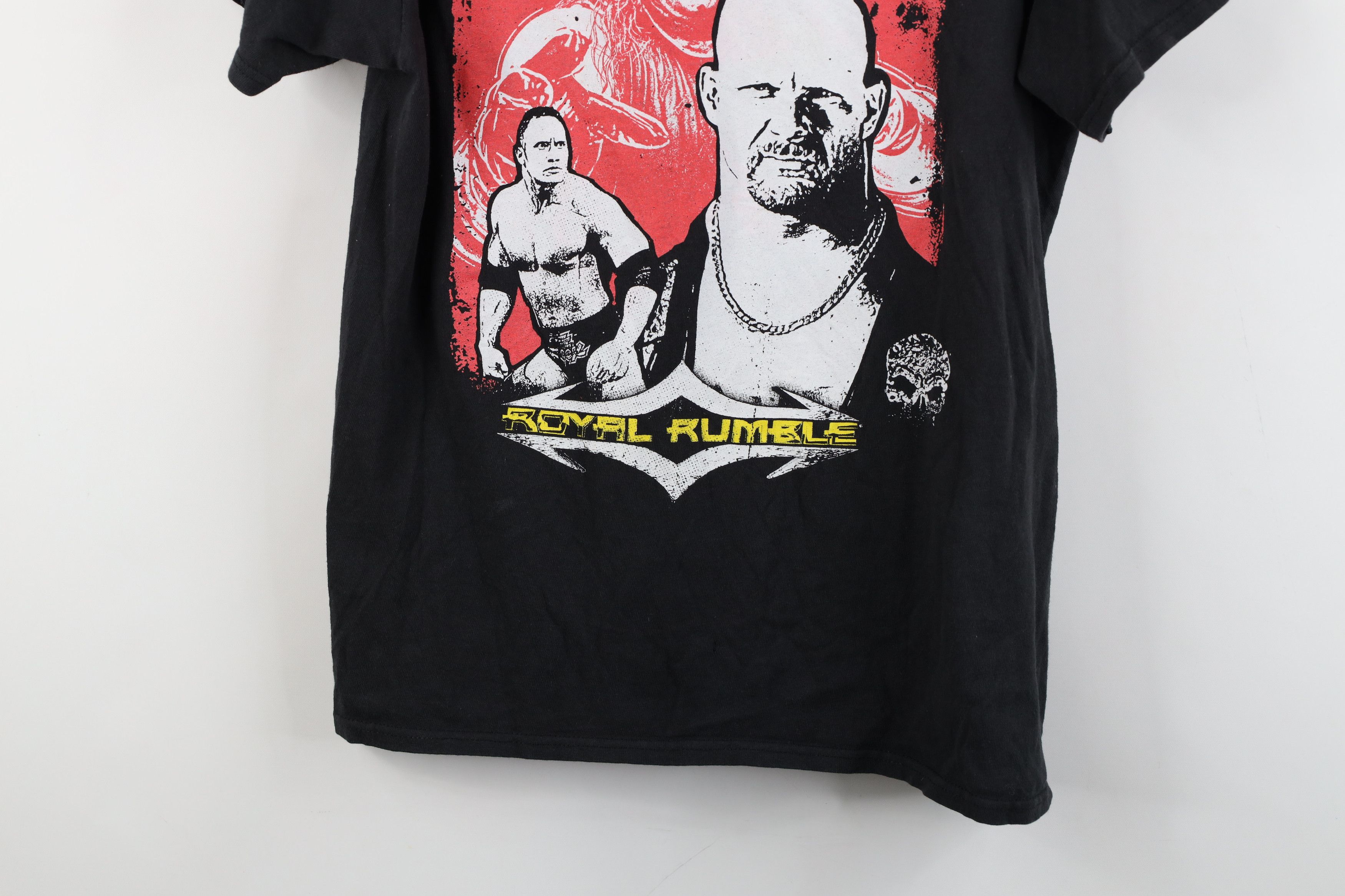 Vintage Retro WWF WWE Royal Rumble Stone Cold The Rock Kane T-Shirt Size US M / EU 48-50 / 2 - 3 Thumbnail