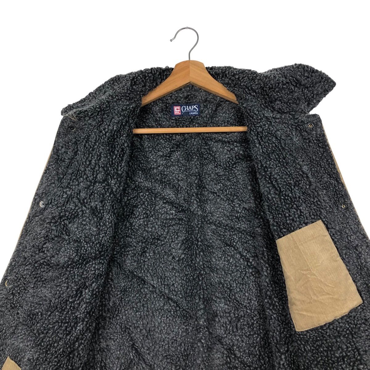 Ralph Lauren 📌Vintage Trucker Corduroy Jacket Chaps Ralph Lauren Sherpa Size US L / EU 52-54 / 3 - 15 Thumbnail