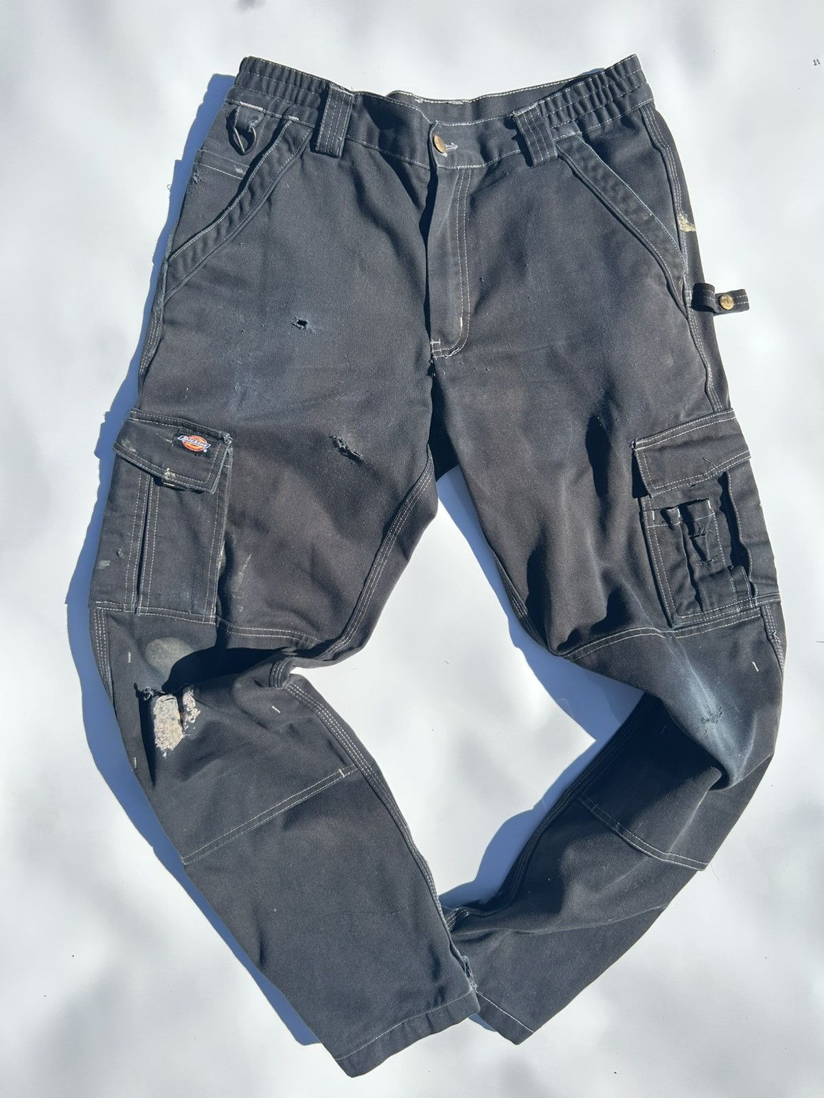 Dickies Dickies Distressed Workwear Heavy Duty Doubleknee Carpenter Size US 33 - 1 Thumbnail