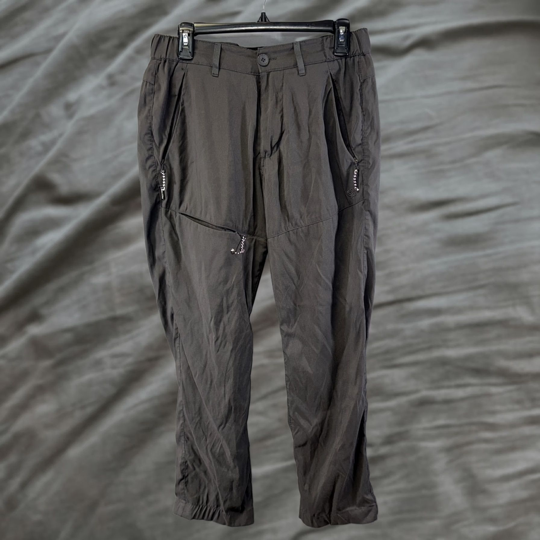 Vintage Craghoppers Pants Mens 30 Gray Hiking Zip Pocket Pockets Elastic Waist Travel Outdoor / Mindfully Made Size US 30 / EU 46 - 1 Thumbnail