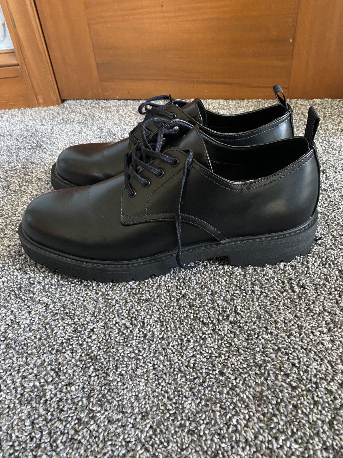 H&M Chunky Men’s Dress Shoe Black Size 11.5