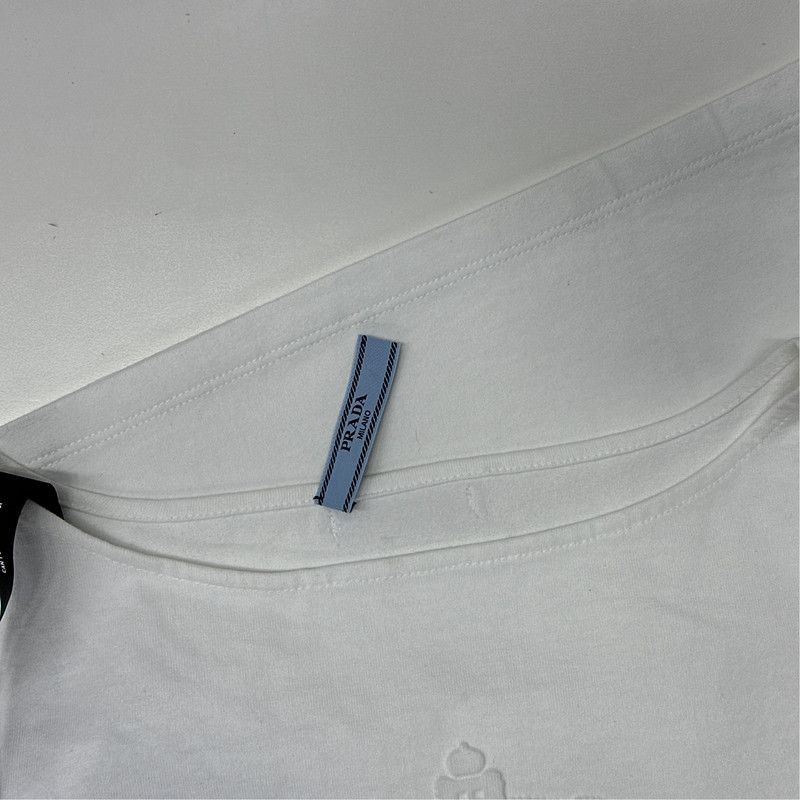 Prada Prada Logo ShortSleeve T-2506 Size US S / EU 44-46 / 1 - 2 Thumbnail