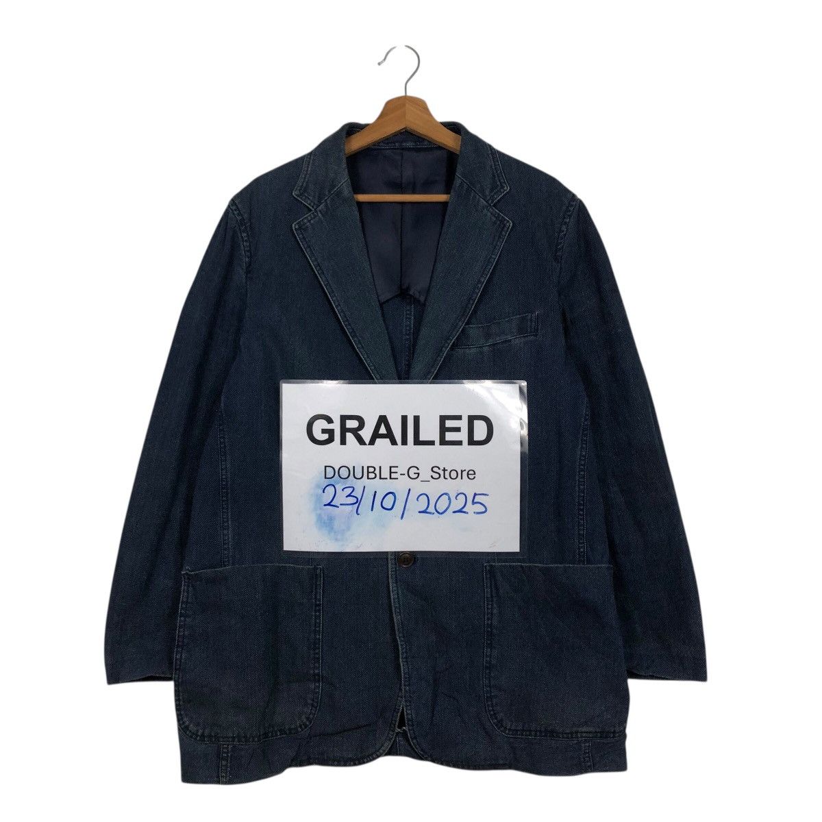 Japanese Brand 📌Vintage Chore Denim Jacket Stanley Blacker Issey Miyake Size US L / EU 52-54 / 3 - 1 Thumbnail