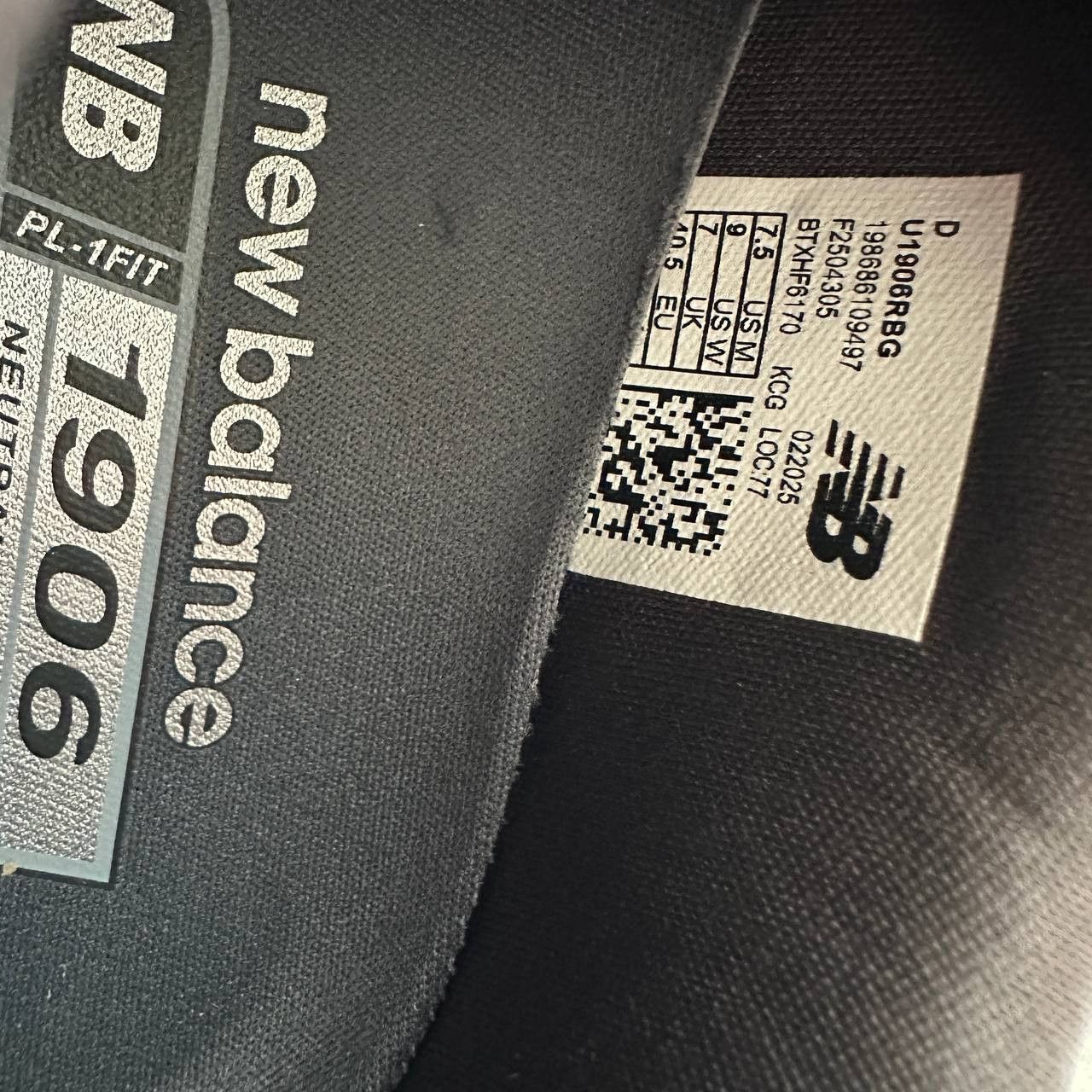 New Balance New Balance 1906R Black Cement Graphite Size 40.5 U1906RBG Size US 7.5 / EU 40-41 - 8 Thumbnail