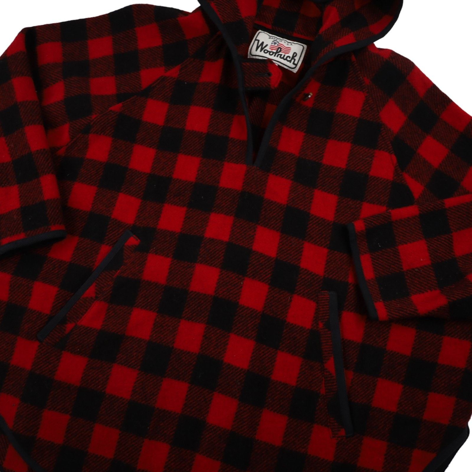 Vintage × Woolrich Woolen Mills Vintage Woolrich %100 Wool Hooded Poncho Size S / US 4 / IT 40 - 4 Thumbnail