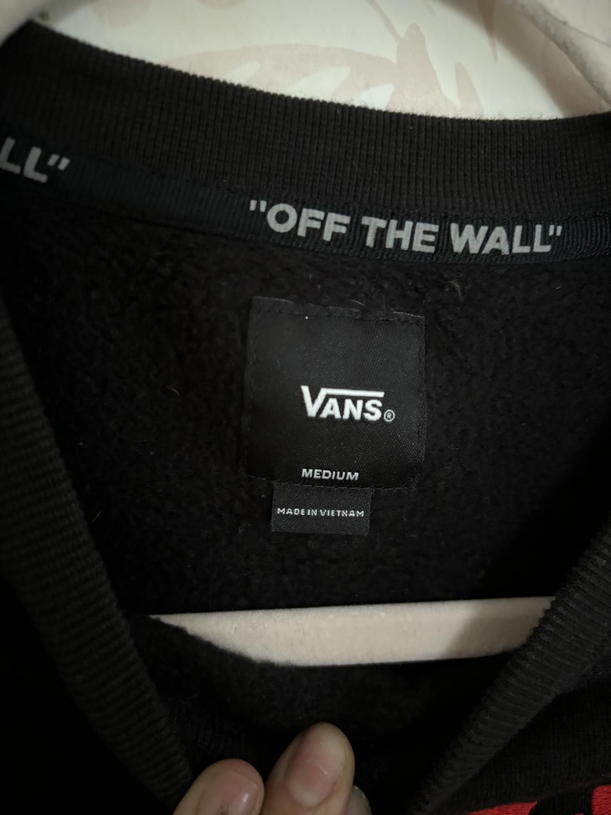 Thrasher NEW Thrasher x Vans Off The Wall Black Sweatshirt w Flames M Size M / US 6-8 / IT 42-44 - 2 Thumbnail