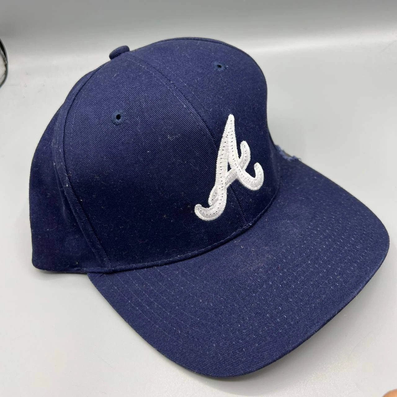 Twins Enterprise Inc. Atlanta Braves Hat Men Navy Embroidered MLB Strap Back Cap Size ONE SIZE - 6 Thumbnail