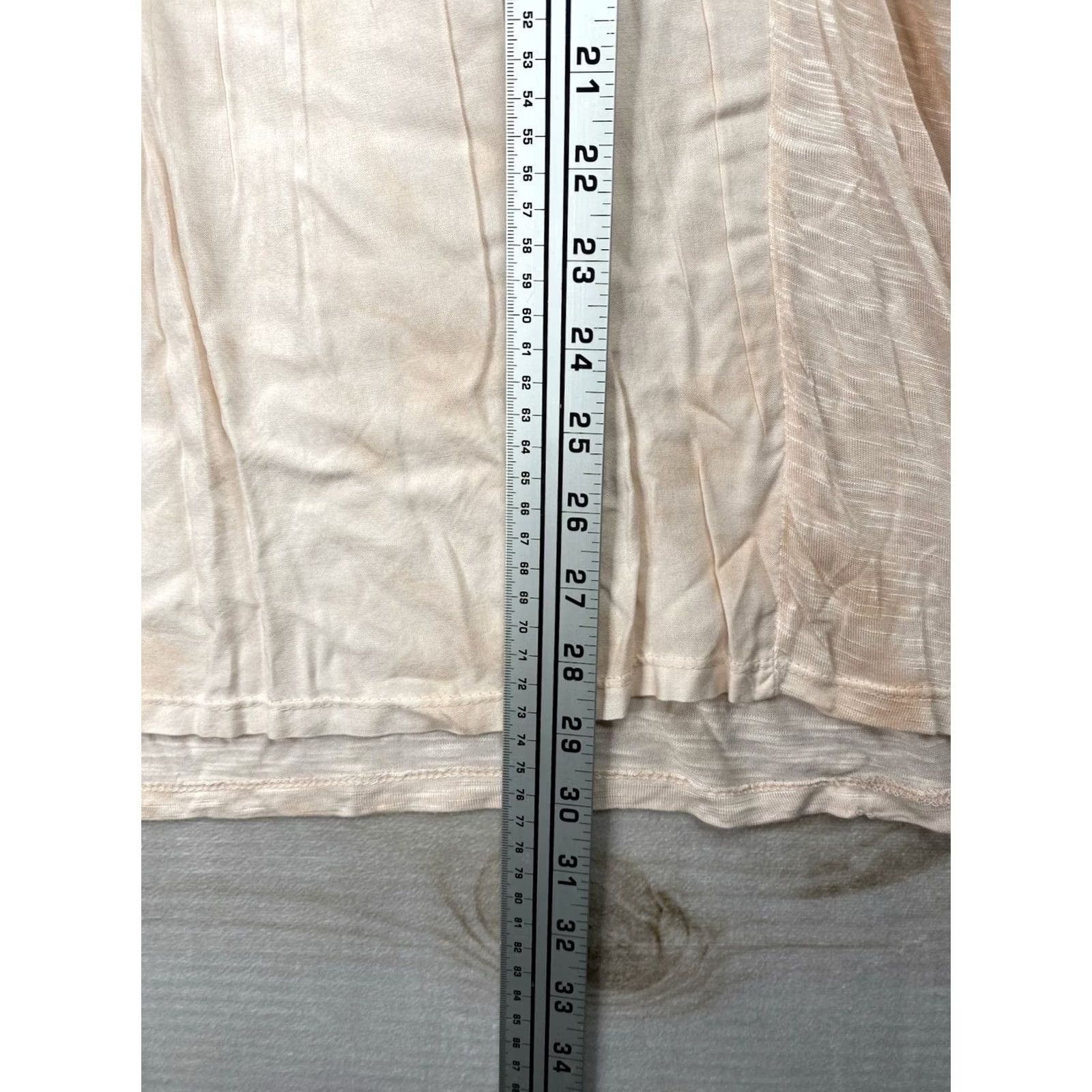 Vintage BANDOLINO Womens Top XL Peach Tie Dye Roll-Tab Sleeve Pleated Keyhole Boho NWT Shirt Size XL / US 12-14 / IT 48-50 - 6 Thumbnail
