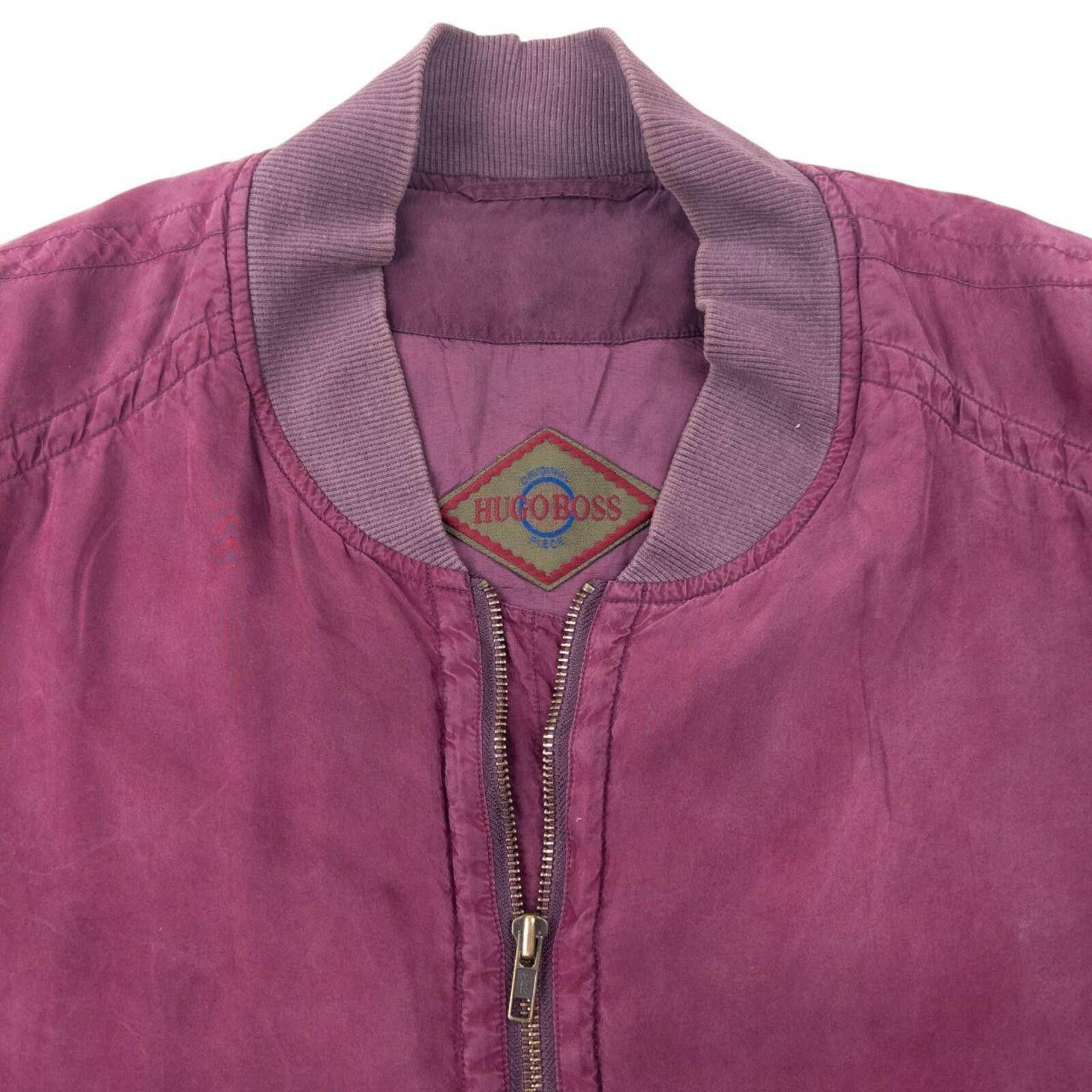 Hugo Boss Vintage 90s Hugo Boss Silk Bomber Jacket Size XXL Size US XXL / EU 58 / 5 - 3 Thumbnail